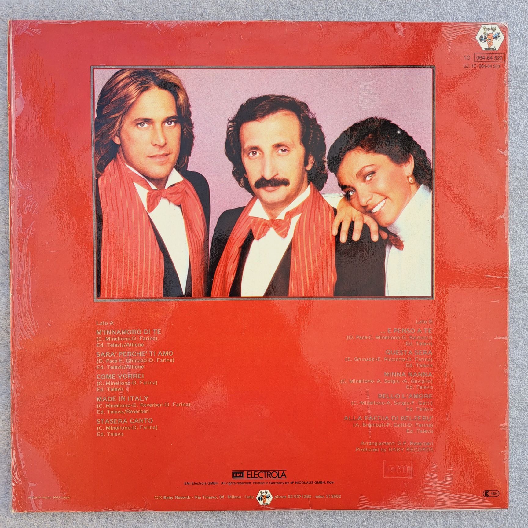 Ricchi E Poveri – ...E Penso A Te Disc vinil (copiază) - Discuri 