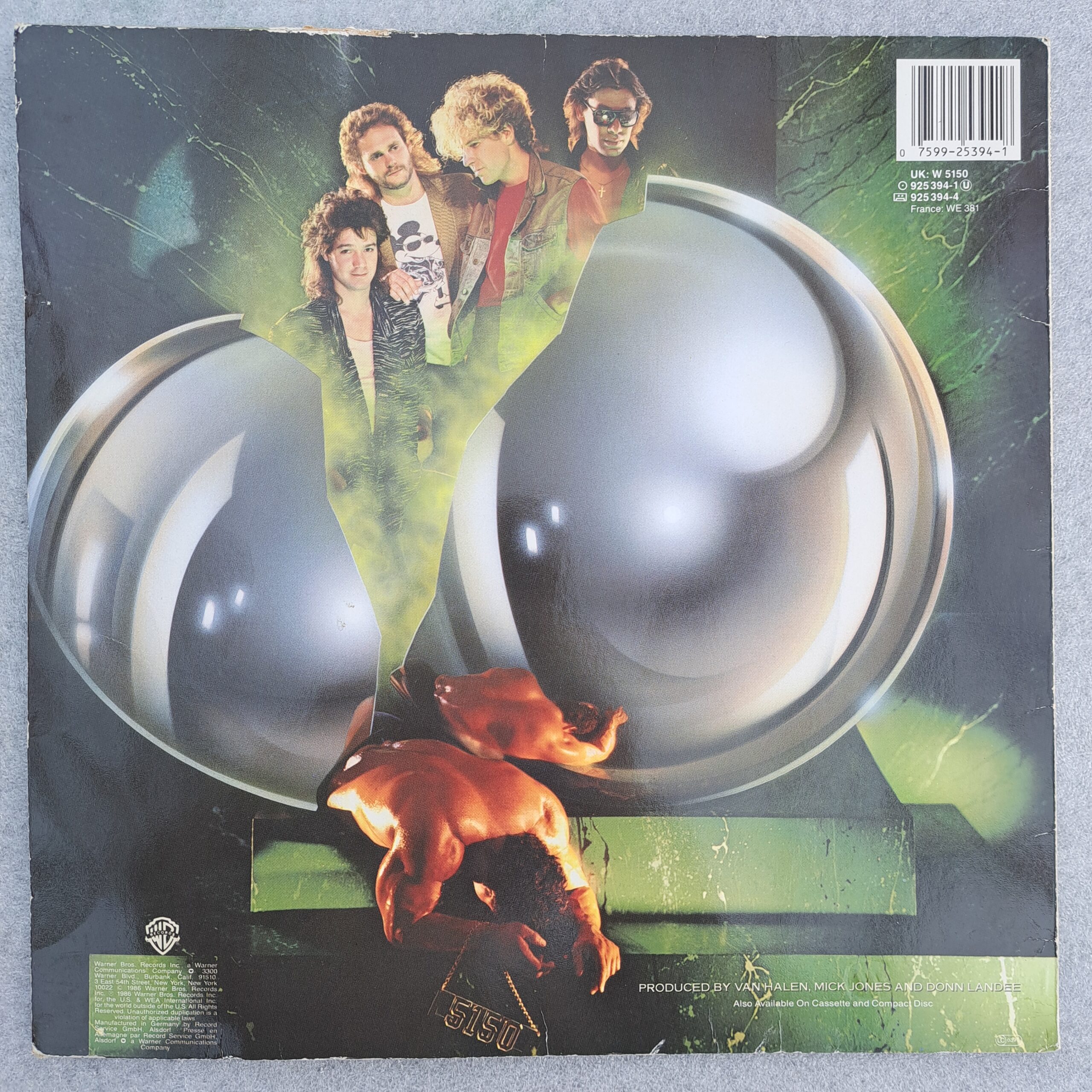 Van Halen – 5150 Disc vinil LP VG+ COPERTA VG VG- (R) - imagine 2