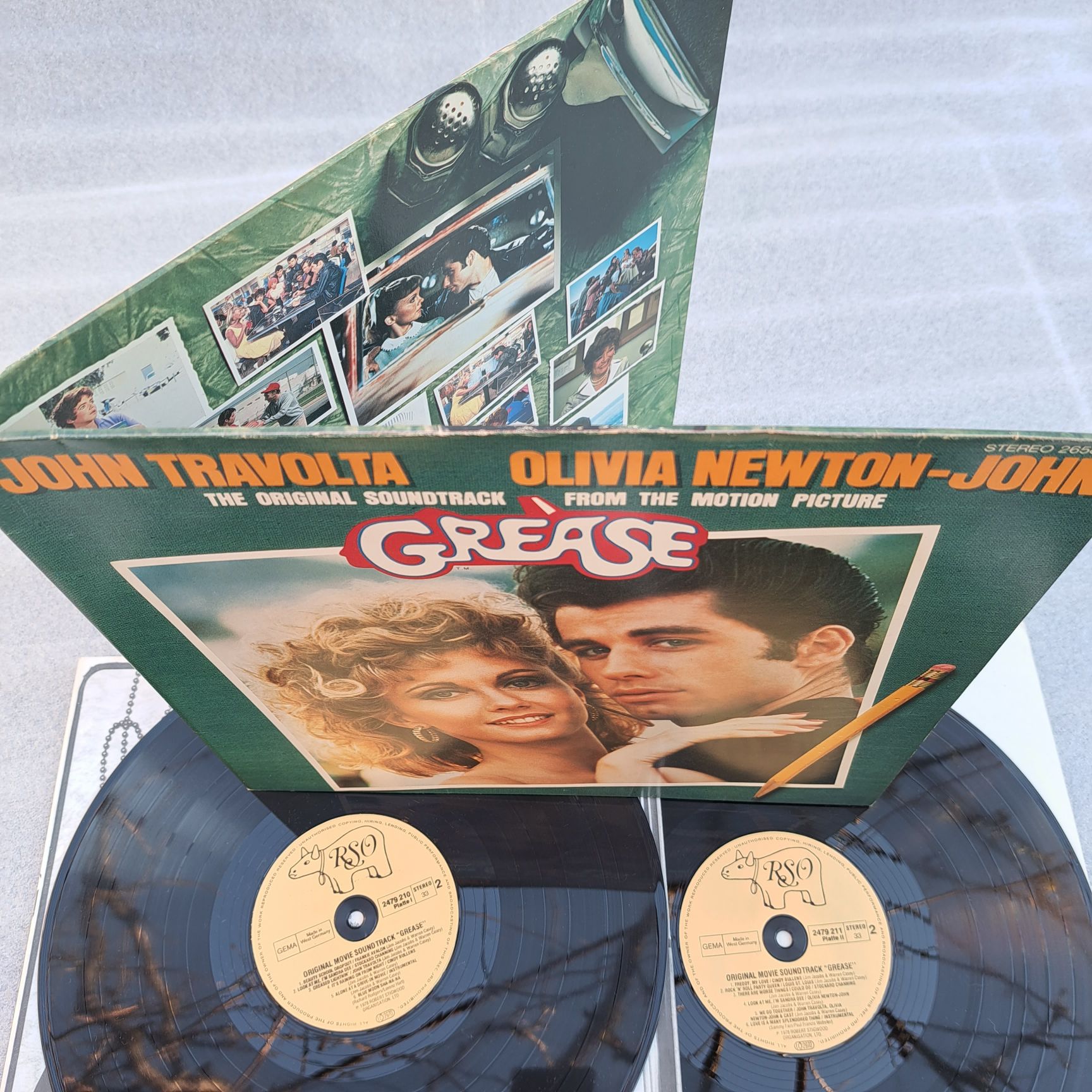 Grease (The Original Soundtrack From The Motion Picture) Disc vinil LP VG+