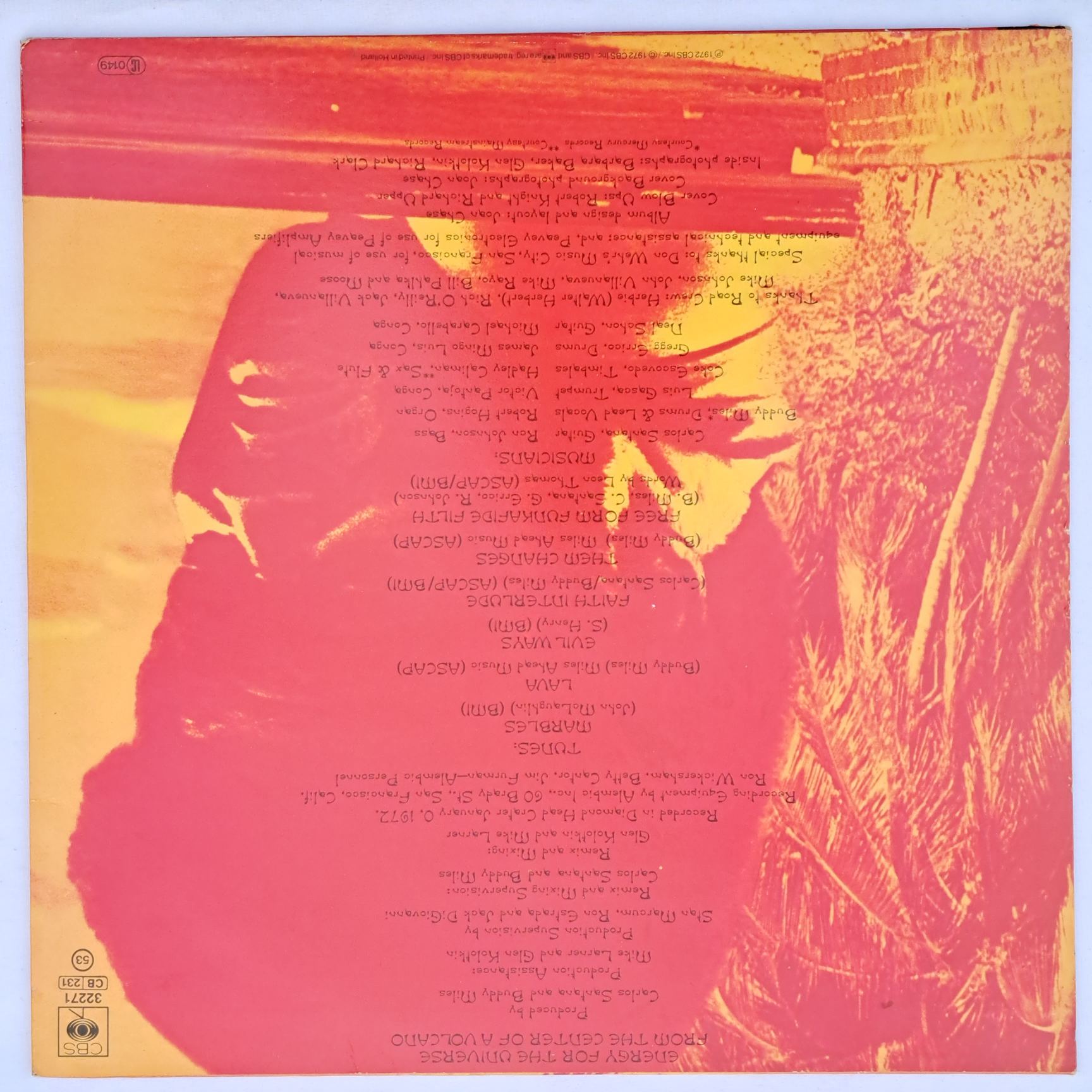 Carlos Santana & Buddy Miles – Carlos Santana & Buddy Miles! Live! Disc vinil LP VG+ REPOSTAT - imagine 2