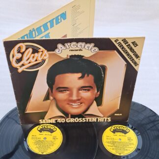Elvis – Seine 40 Grössten Hits  Disc vinil  2 LP   VG+ Compilatie