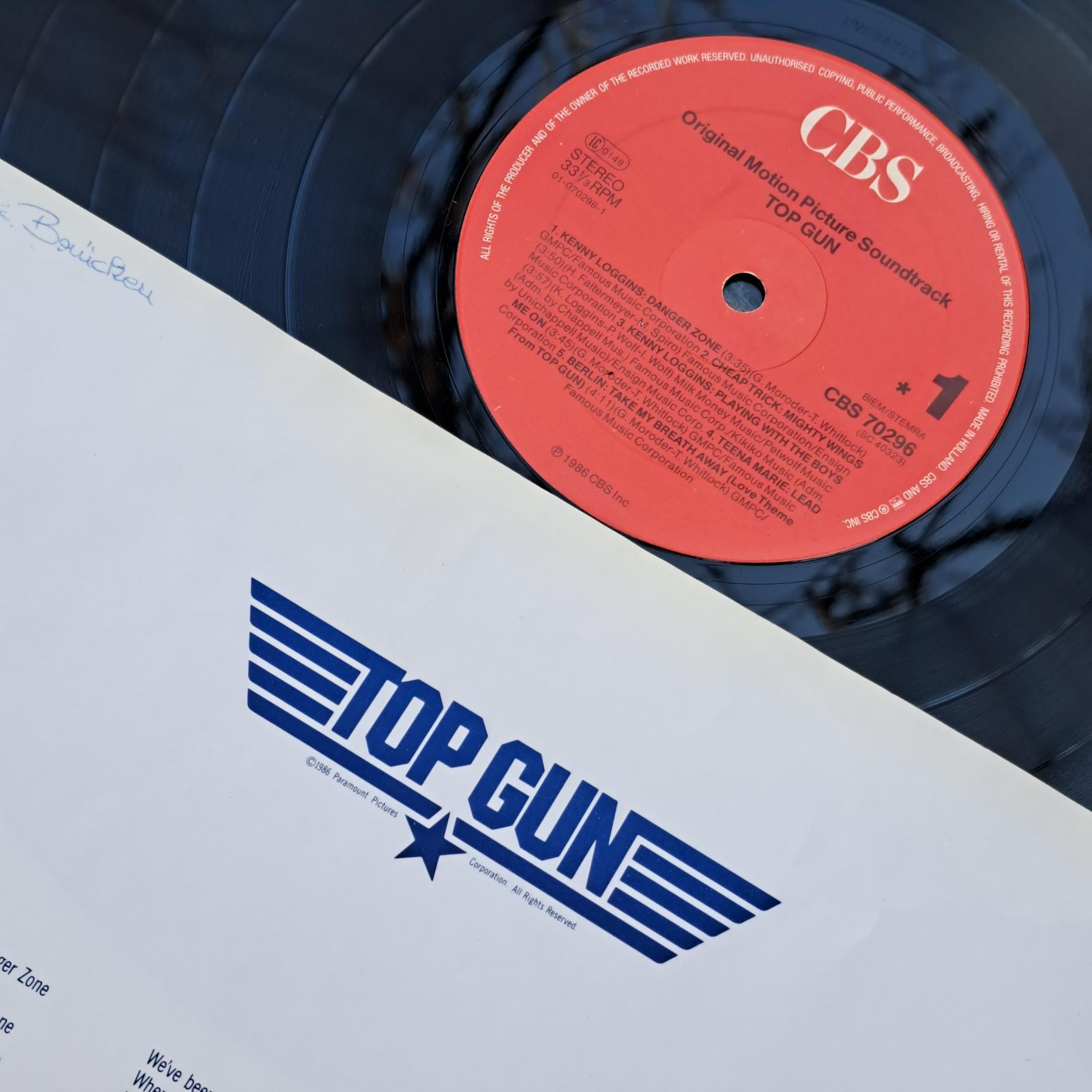 Top Gun (Original Motion Picture Soundtrack) DISC VINIL LP VG+ (REPOSTAT1) - imagine 3
