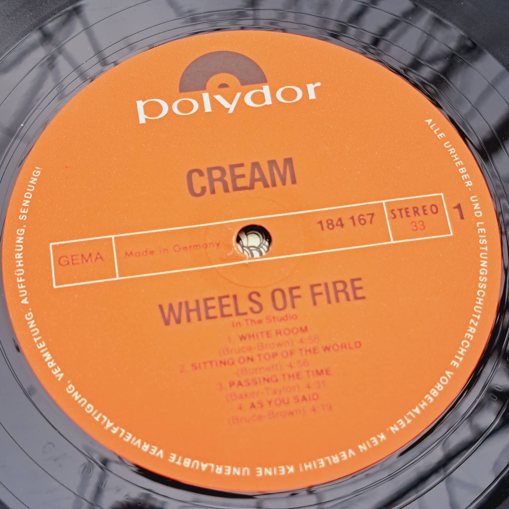 Cream – Wheels Of Fire Disc vinil LP VG+ - imagine 4