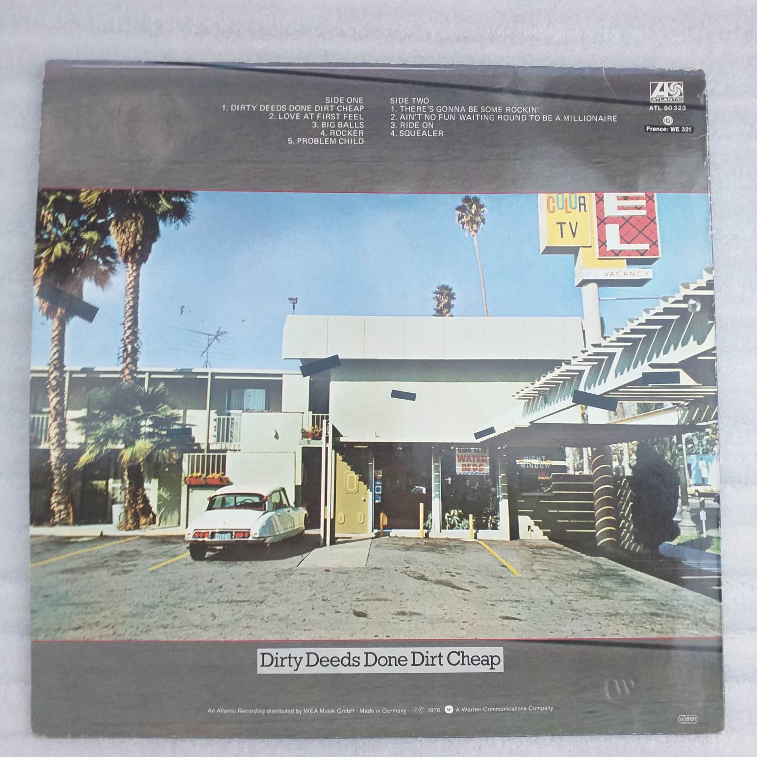AC/DC – Dirty Deeds Done Dirt Cheap Disc vinil ACDC AC-DC AC DC - imagine 3