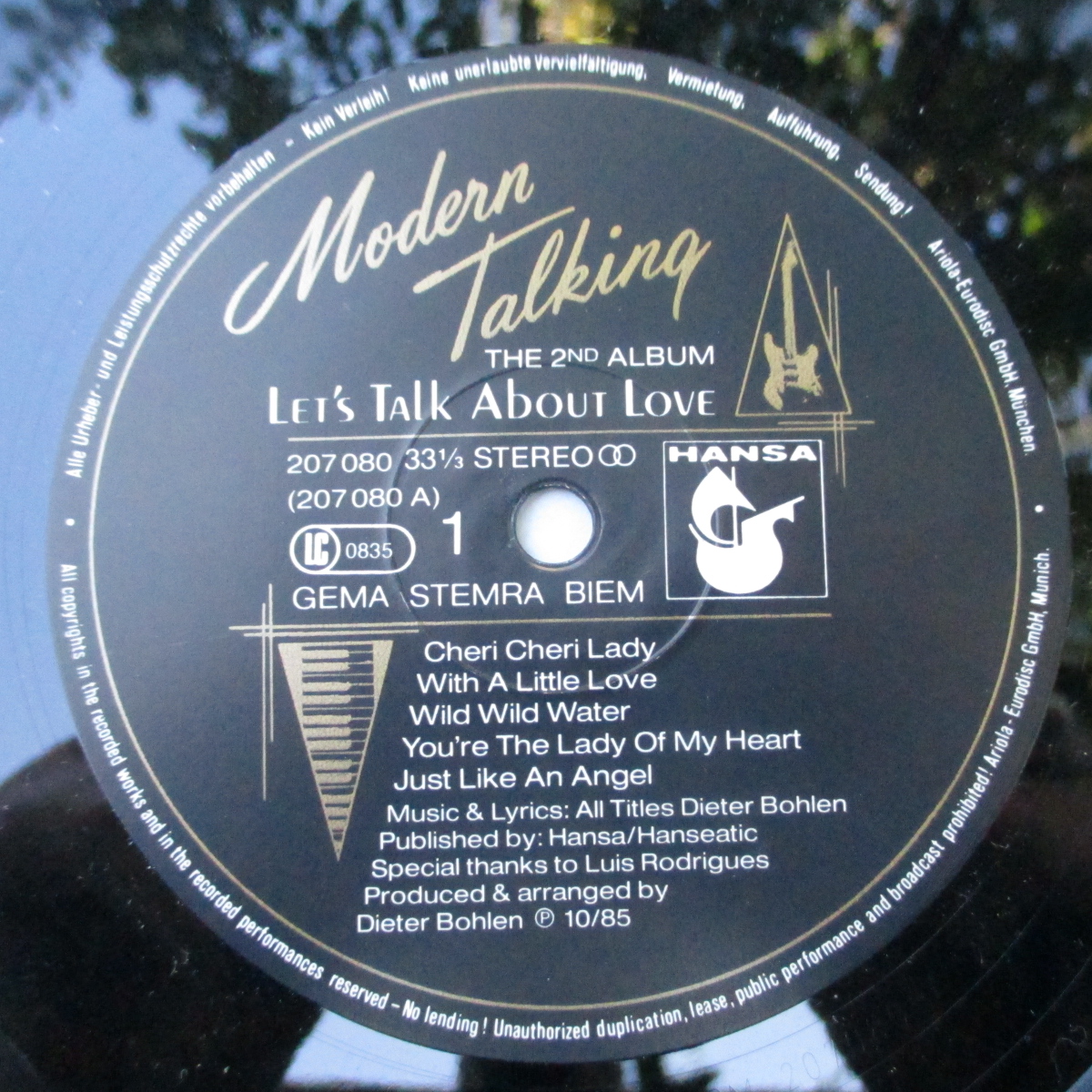 Modern Talking – Let's Talk About Love - The 2nd Album Disc Vinil LP LP VG VG+ - imagine 2