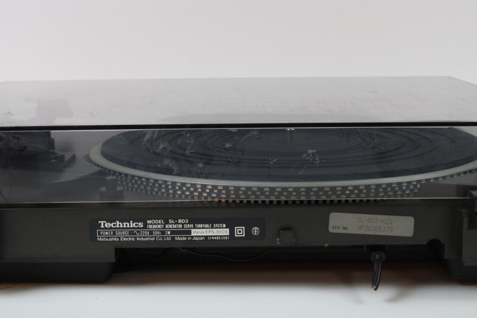 Courroie Plate Pour Platine Vinyle Technics SL-BD3 - Qualité Supérieure - Caoutchouc Sans Joint - Réduction Vibrations