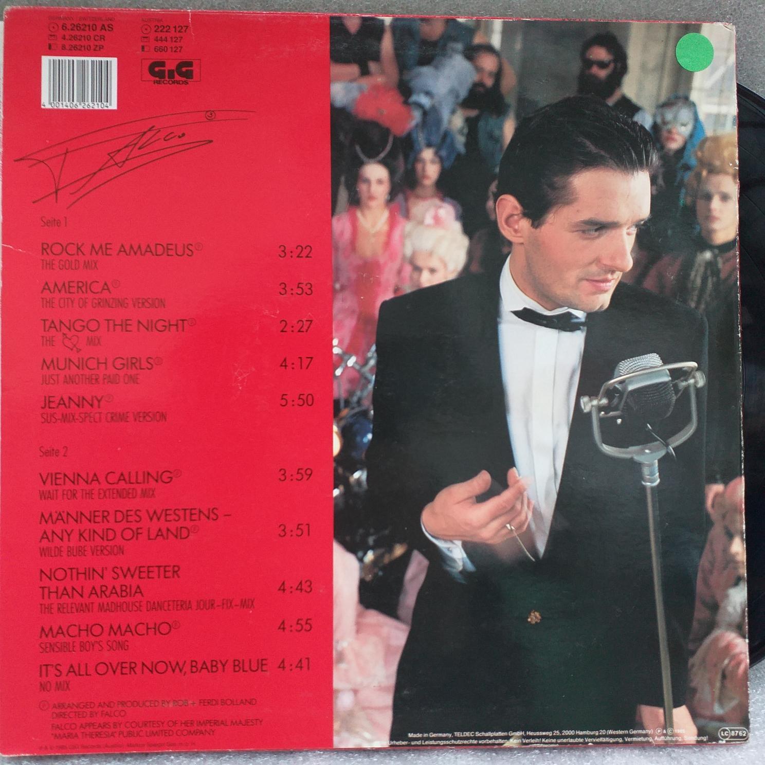 Falco – Falco 3 Disc VINIL folosit VG VG+ - imagine 3
