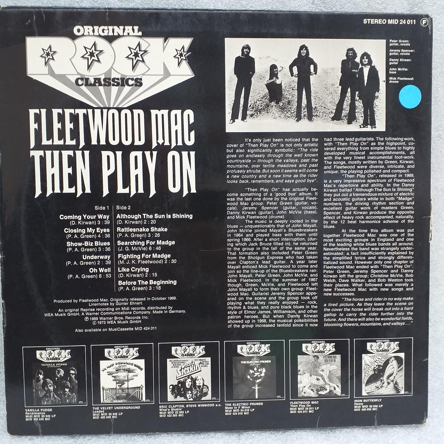Fleetwood Mac – Then Play On Disc VINIL VG - imagine 3