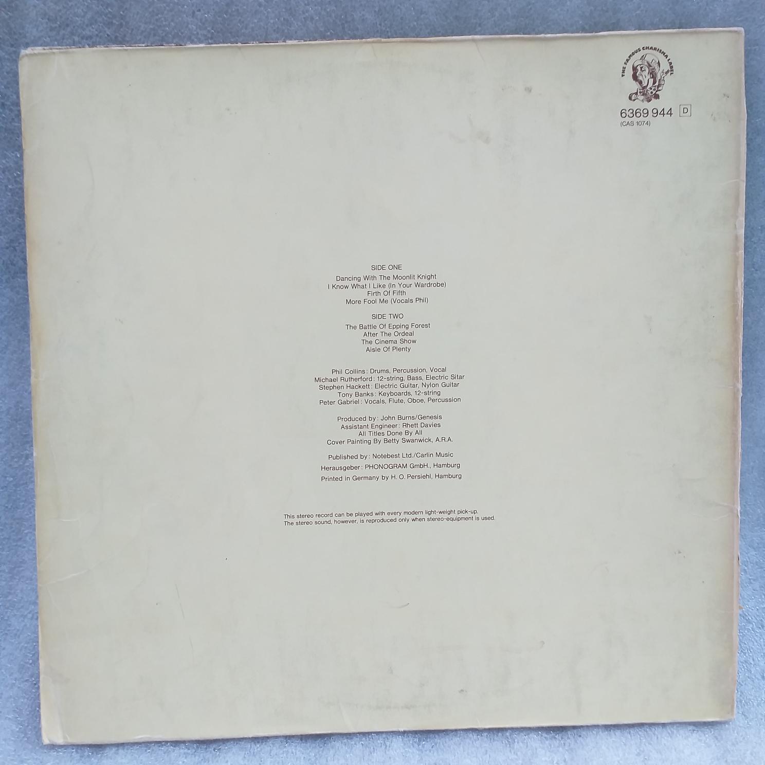 Genesis – Selling England By The Pound Disc VINIL VG+ - imagine 3