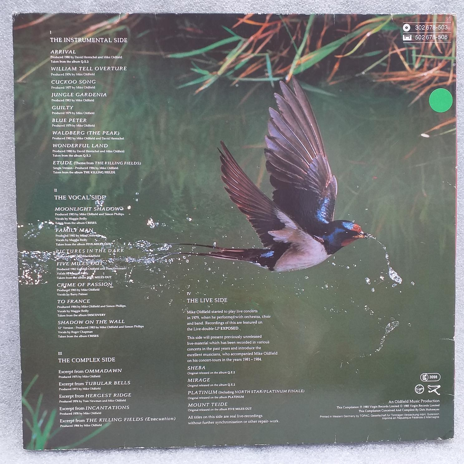 Mike Oldfield – The Complete Mike Oldfield Disc VINIL VG VG+ (repostat) - imagine 4