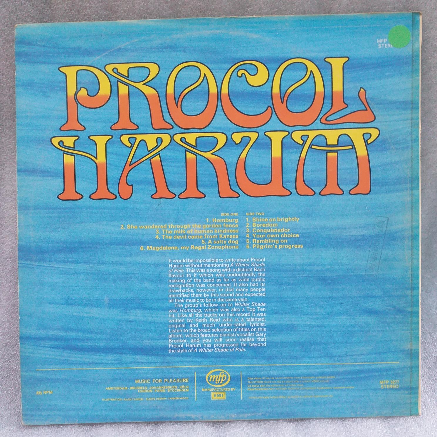 Procol Harum – A Salty Dog Disc VINIL VG VG+ - imagine 2
