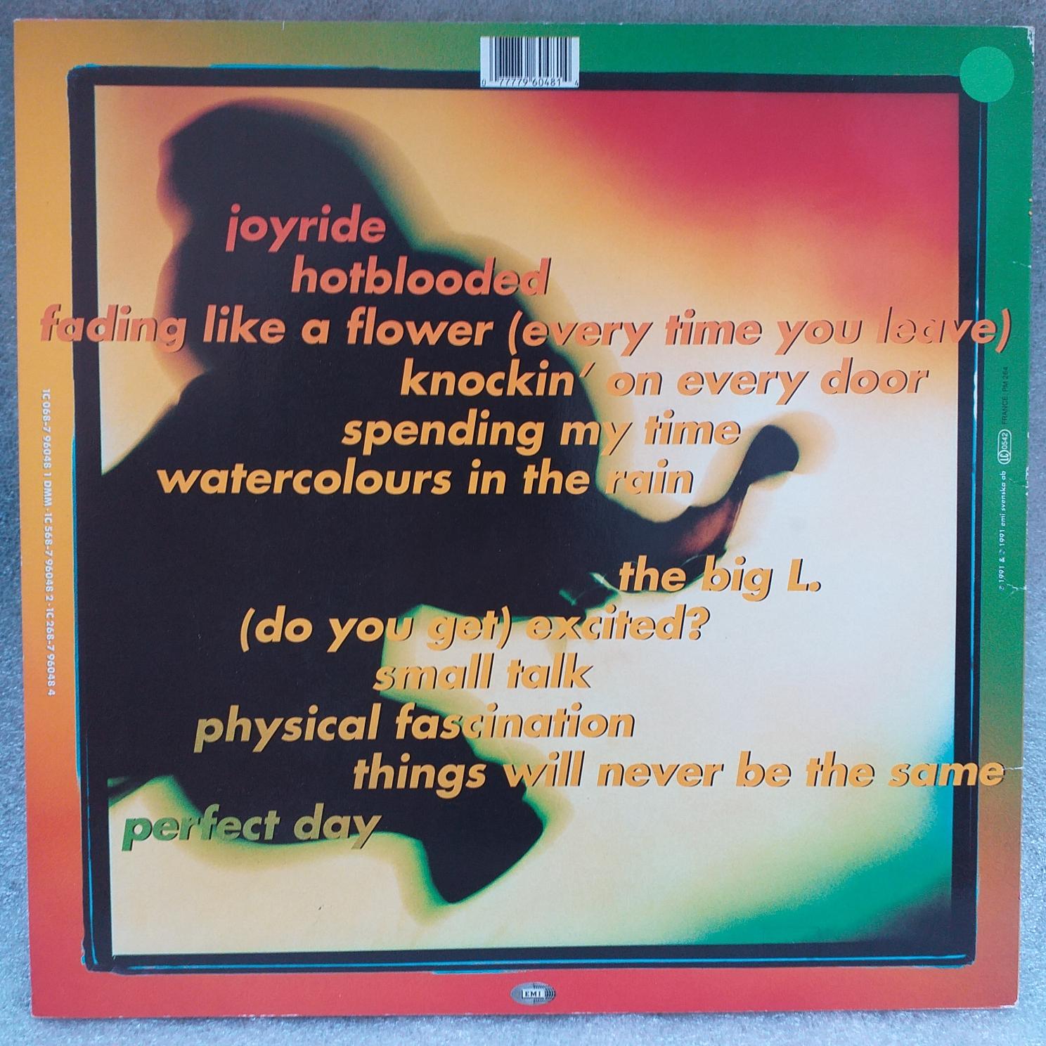 Roxette – Joyride Disc VINIL VG+ - imagine 3