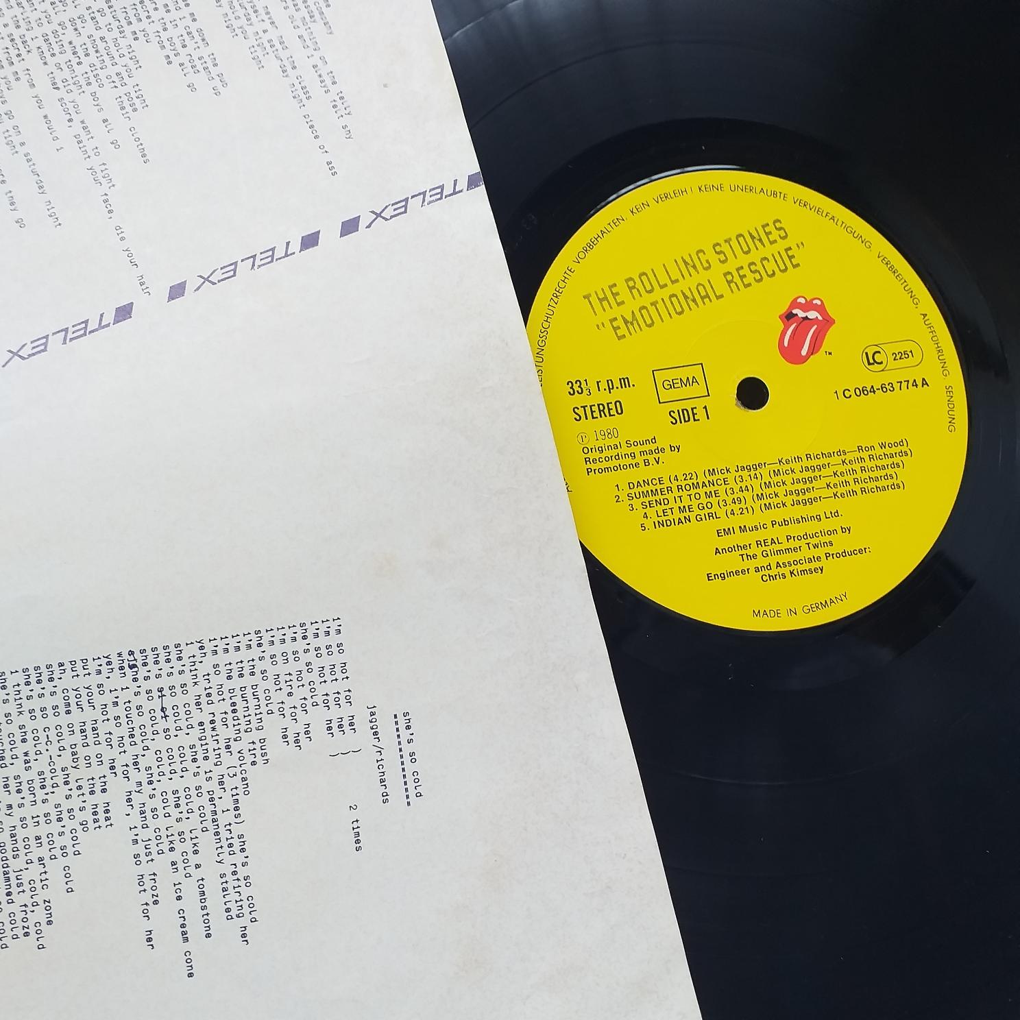 The Rolling Stones – Emotional Rescue Disc VINIL VG VG+ - imagine 2