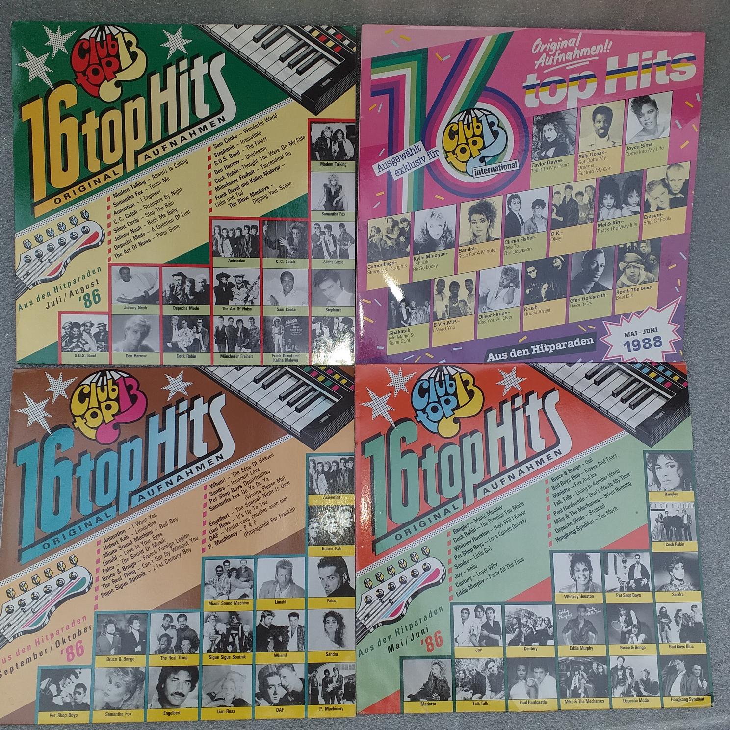Joy, Silent Circle, Camouflage, Sandra, Depeche Mode, Sandra, Wham, DAF, Limahl, Sigue Sigue Sputic, Pet shop Boys ...Disc VINIL LP (1) VG VG+ Den Harrow, C C Catch, Modern Talking, Samantha Fox,