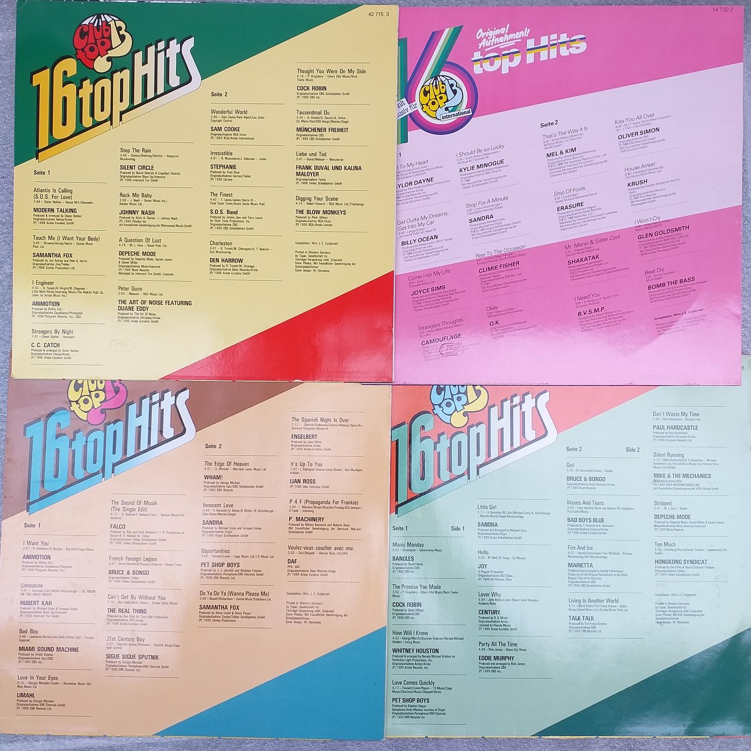 Joy, Silent Circle, Camouflage, Sandra, Depeche Mode, Sandra, Wham, DAF, Limahl, Sigue Sigue Sputic, Pet shop Boys ...Disc VINIL LP (1) VG VG+ Den Harrow, C C Catch, Modern Talking, Samantha Fox, - imagine 2