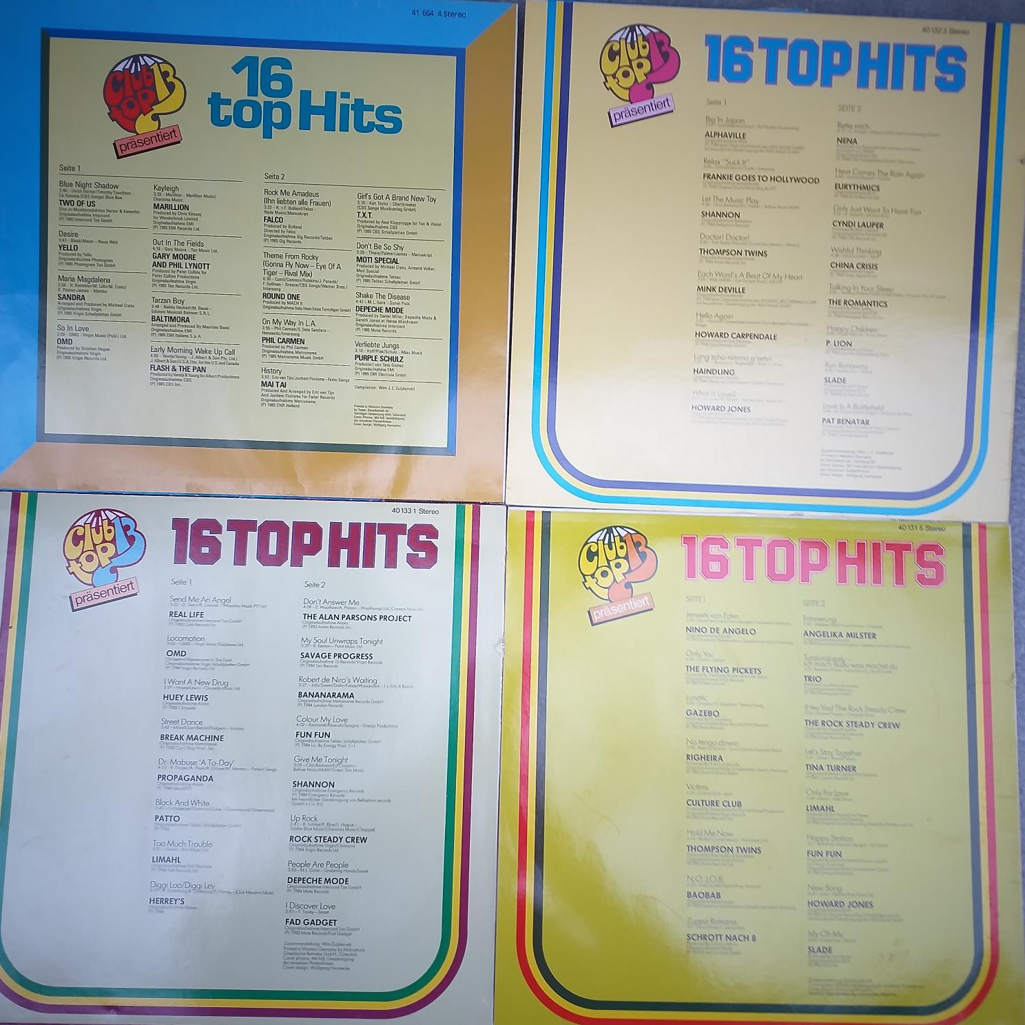 Depeche Mode, Gazebo, Alphaville, Righeira, Trio, Nino DE Angelo, Gazebo, Falco, Baltimora, Sandra, ...Disc VINIL LP (2) VG VG+ Limahl, OMD, Real Life, Fun Fun, Tina Turner, Slade - imagine 4