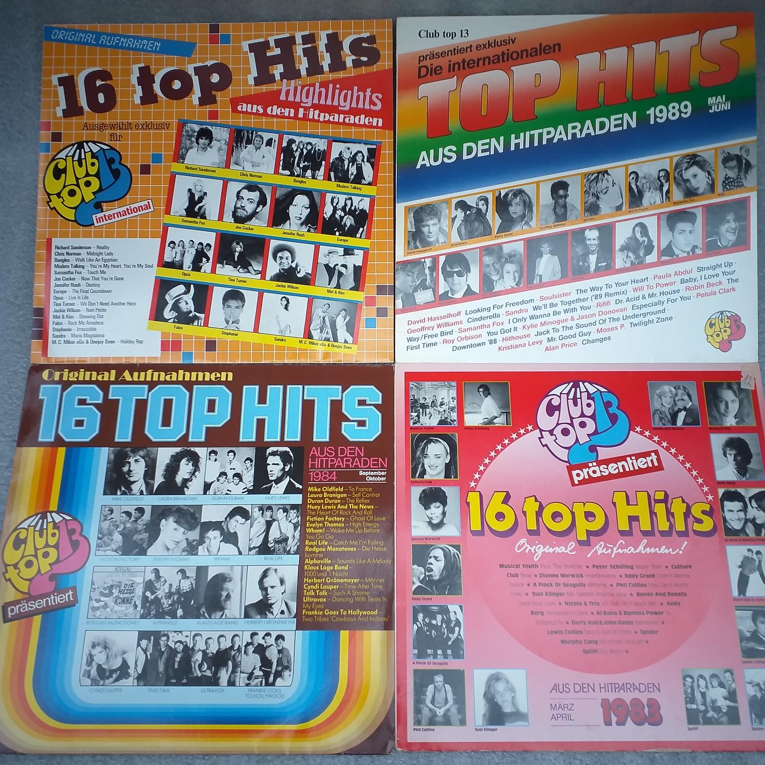 Alphaville - Wham - Ultravox - Talk Talk - Duran Duran - Opus - Europe - Falco - Chris Norman Al Bano .., .Disc VINIL LP VG+ Sandra - Culture Club - Phil Collins - Eddy Grant - A Flock of Seagulls