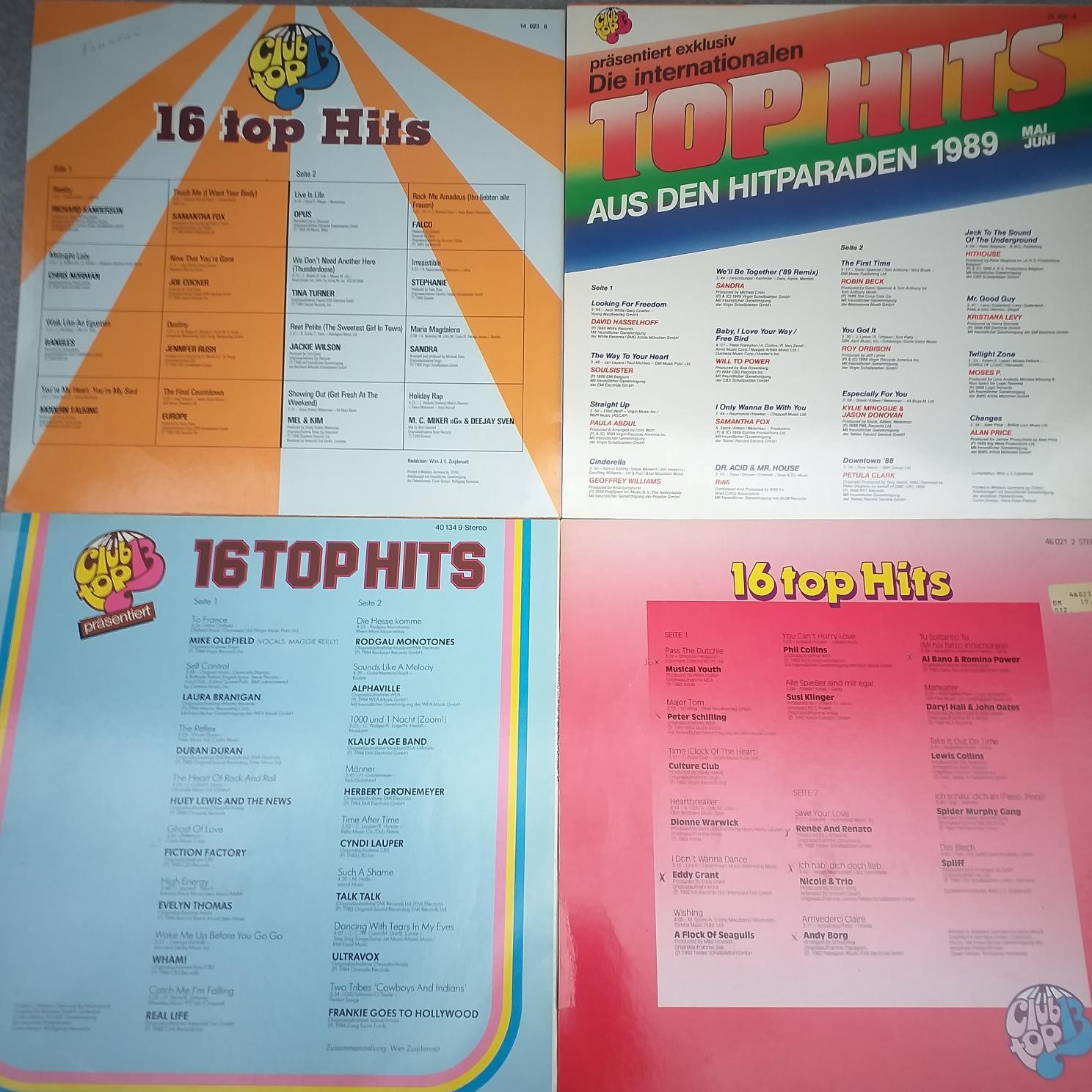 Alphaville - Wham - Ultravox - Talk Talk - Duran Duran - Opus - Europe - Falco - Chris Norman Al Bano .., .Disc VINIL LP VG+ Sandra - Culture Club - Phil Collins - Eddy Grant - A Flock of Seagulls - imagine 2