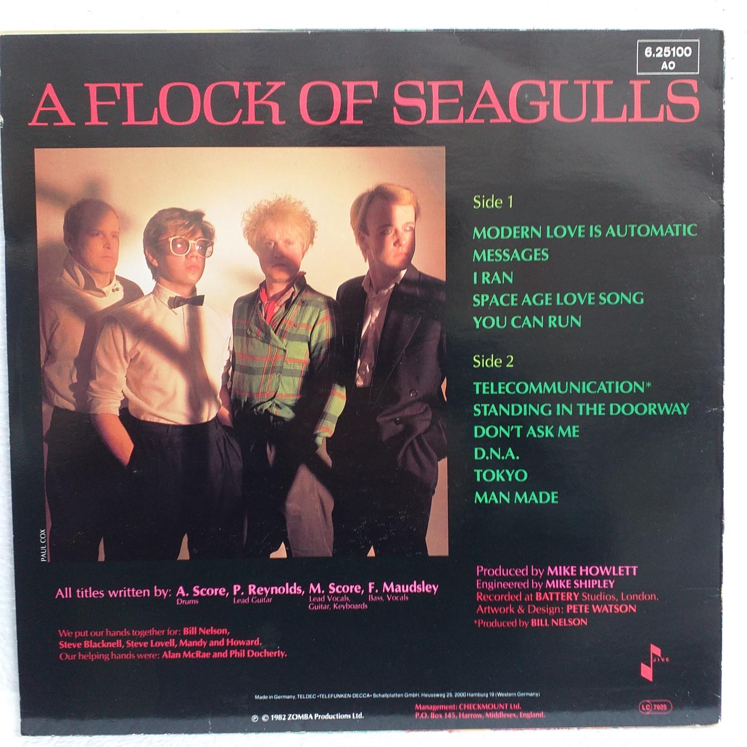 A Flock Of Seagulls – A Flock Of Seagulls Disc VINIL LP VG VG+ - imagine 2