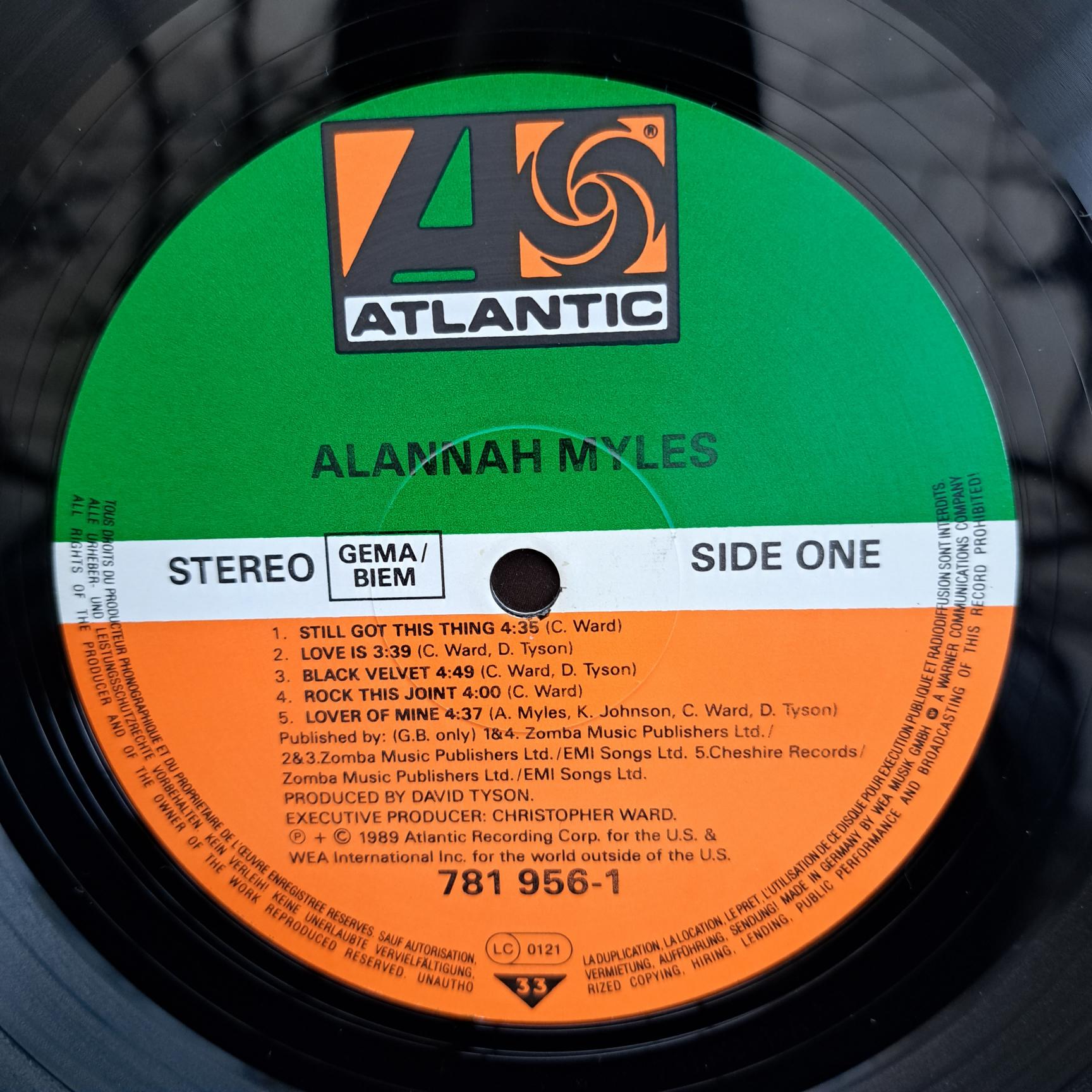 Alannah Myles – Alannah Myles Disc VINIL LP VG+ (REPOSTAT) - imagine 3