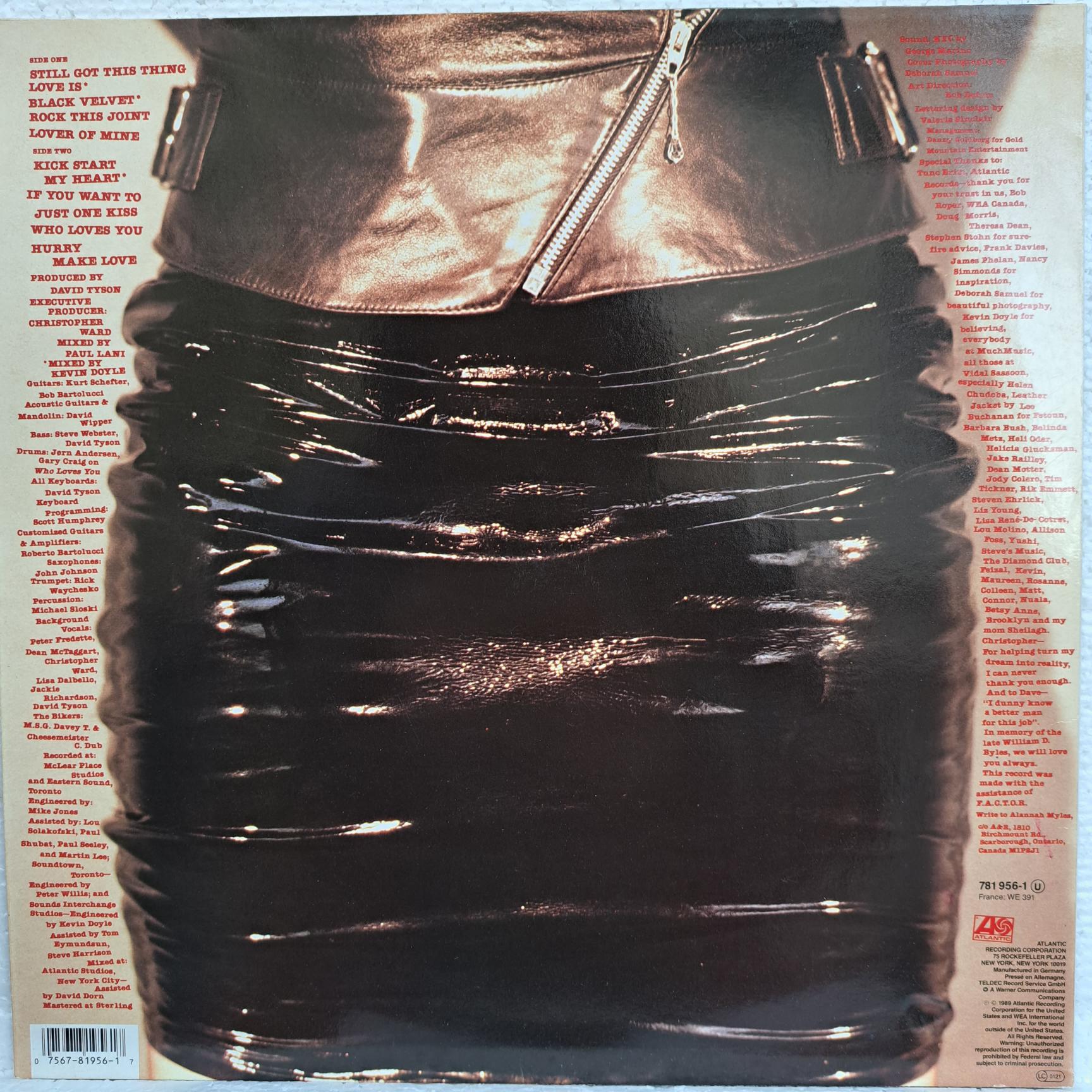 Alannah Myles – Alannah Myles Disc VINIL LP VG+ (REPOSTAT) - imagine 2