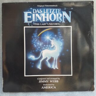 America  -  The Last Unicorn (Original Filmsoundtrack)  Disc VINIL LP  VG+