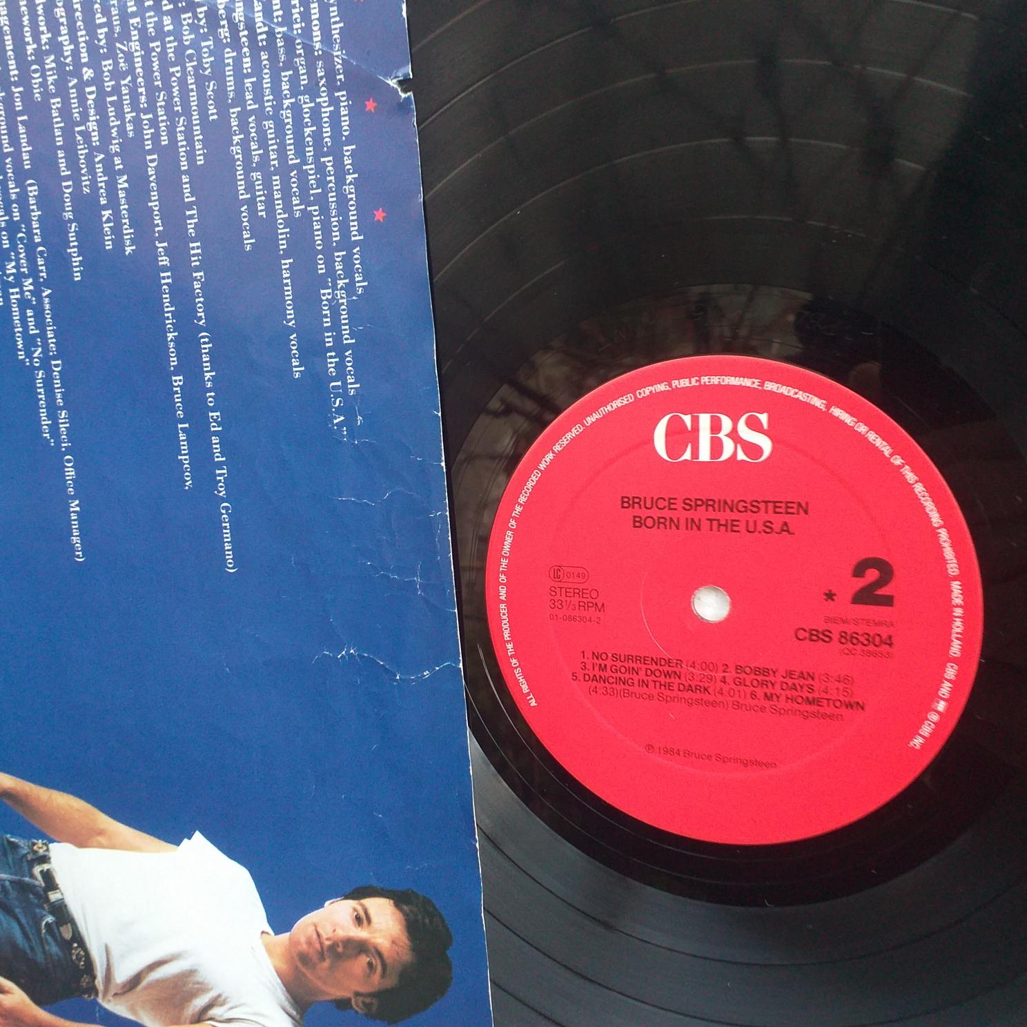 Bruce Springsteen – Born In The U.S.A. REPOSTAT Disc VINIL LP VG VG+ - imagine 3
