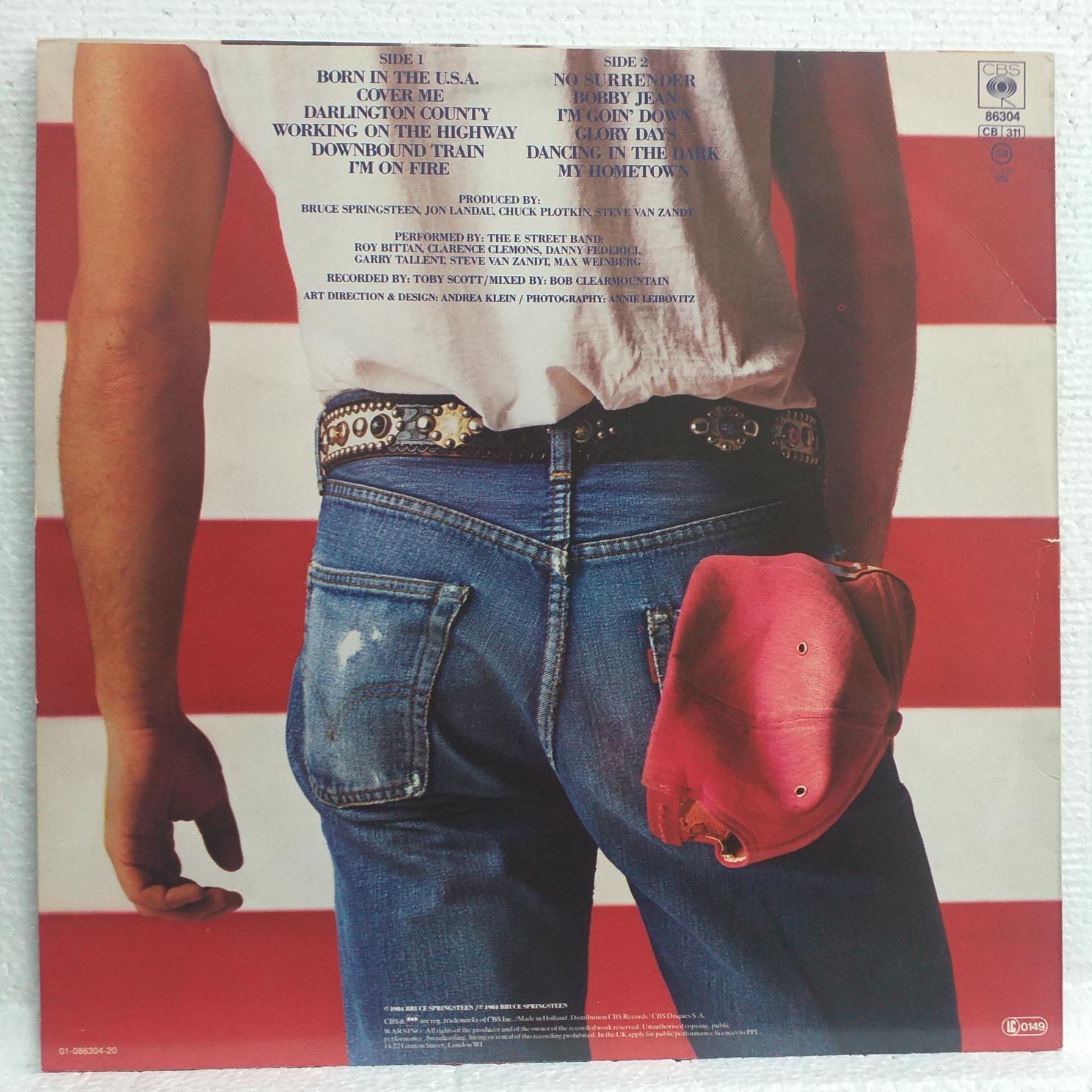 Bruce Springsteen – Born In The U.S.A. REPOSTAT Disc VINIL LP VG VG+ - imagine 2