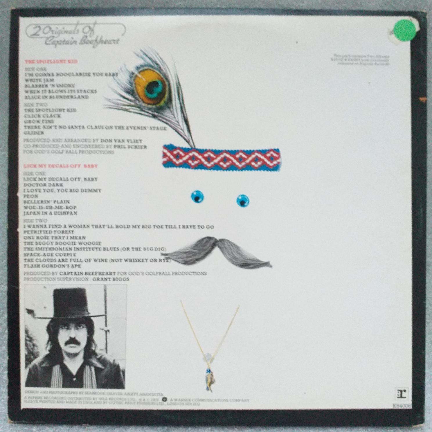 Captain Beefheart – 2 Originals Of Captain Beefheart Disc VINIL LP VG VG+ - imagine 6