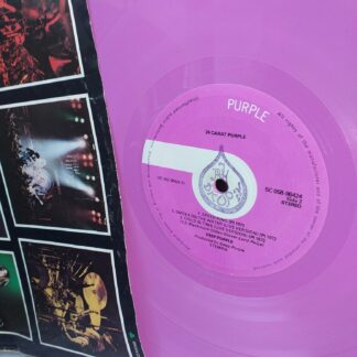Deep Purple – 24 Carat Purple   DISC COLOR  Pink    Disc VINIL LP VG