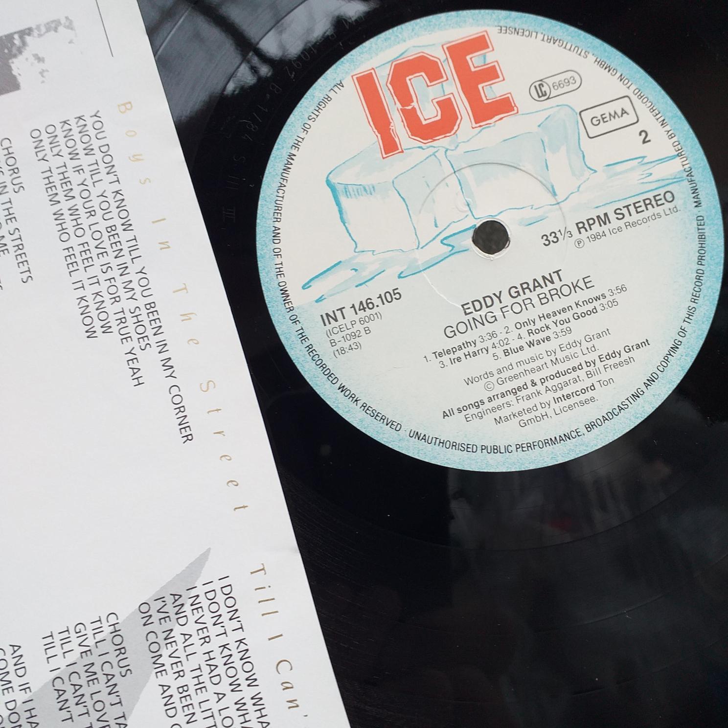 Eddy Grant – Going For Broke Disc VINIL LP VG VG+ - imagine 3