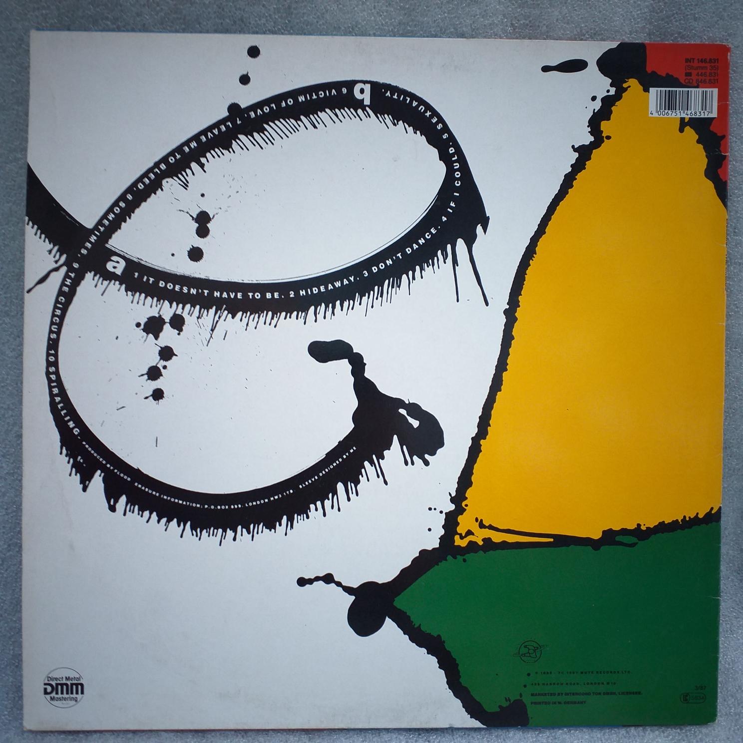 Erasure Circus Disc VINIL LP VG+ - imagine 3