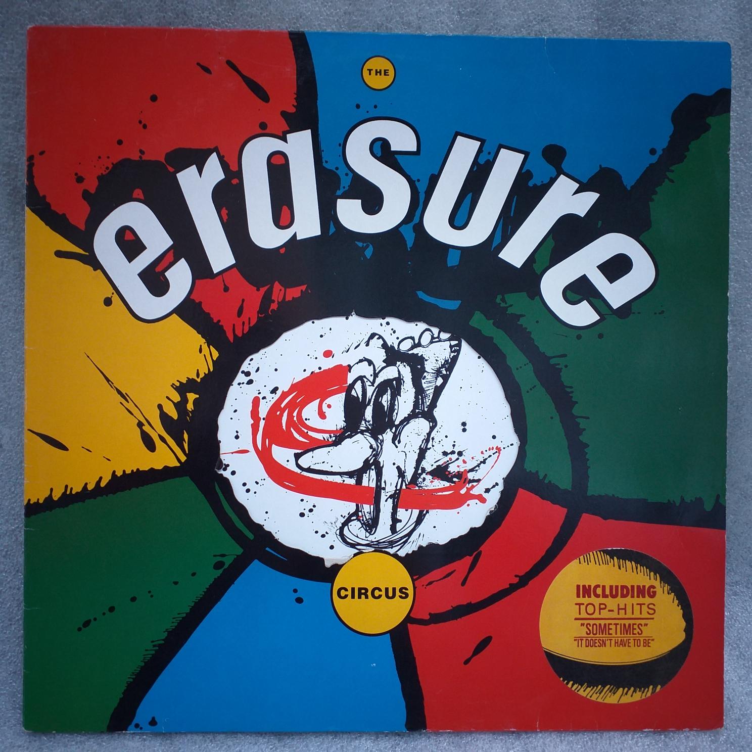 Erasure Circus Disc VINIL LP VG+