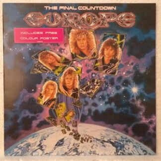 Europe – The Final Countdown  + POSTER  Disc VINIL LP  VG+