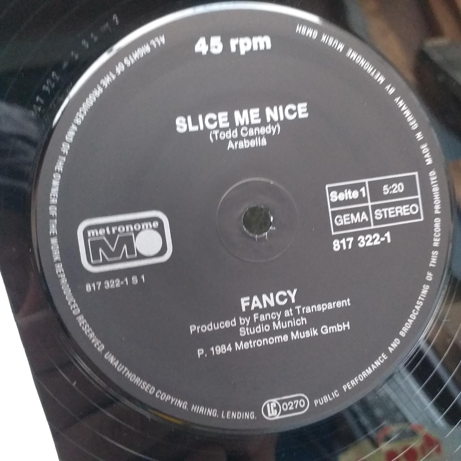 Fancy – Slice Me Nice Disc VINIL maxi VG+ - imagine 3