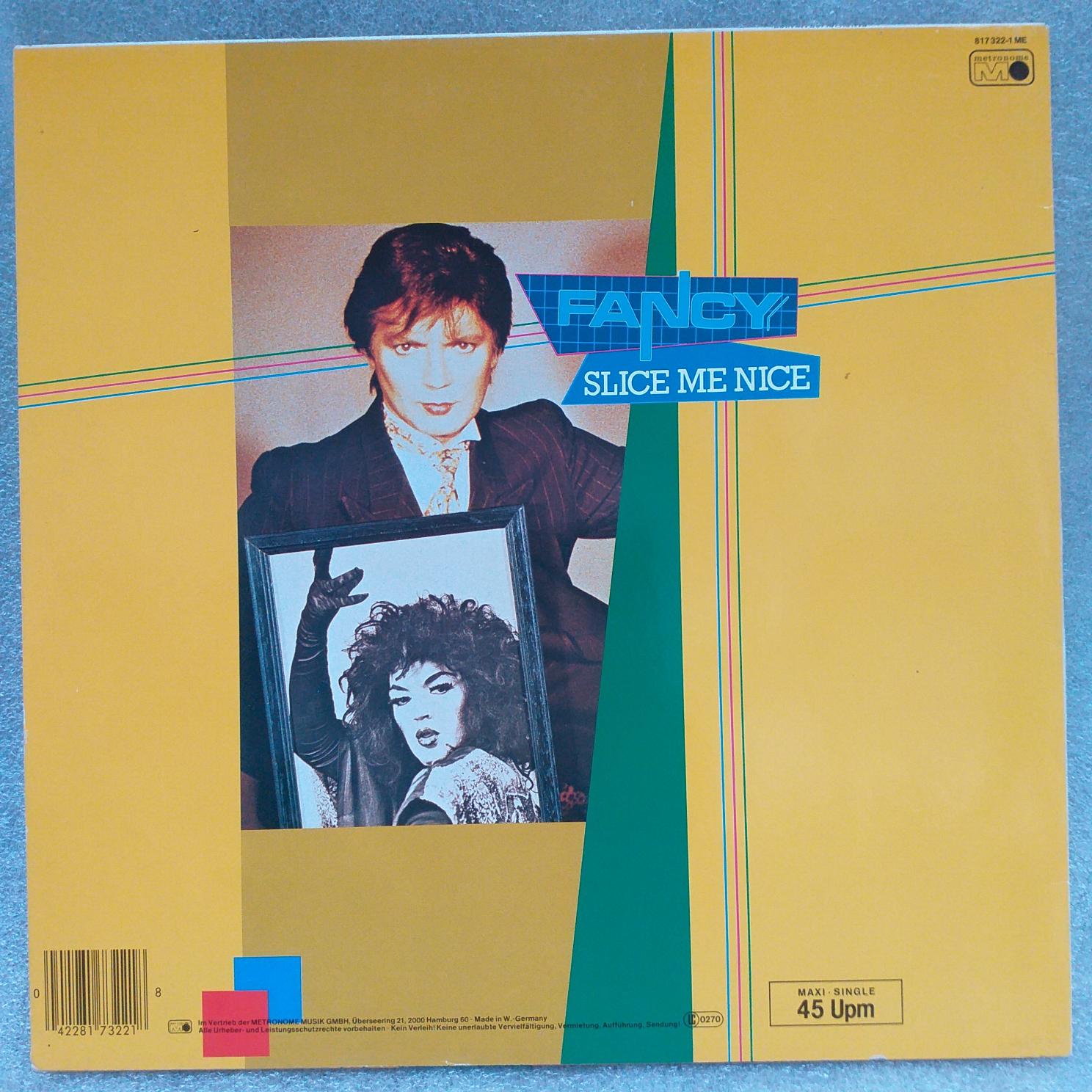 Fancy – Slice Me Nice Disc VINIL maxi VG+ - imagine 2