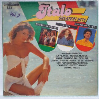 Italo Greatest Hits Vol. 2  BOX SET  Disc VINIL 3 LP VG  VG+ Ricchi E Poveri  -  Milva  -  Lucio Battisti