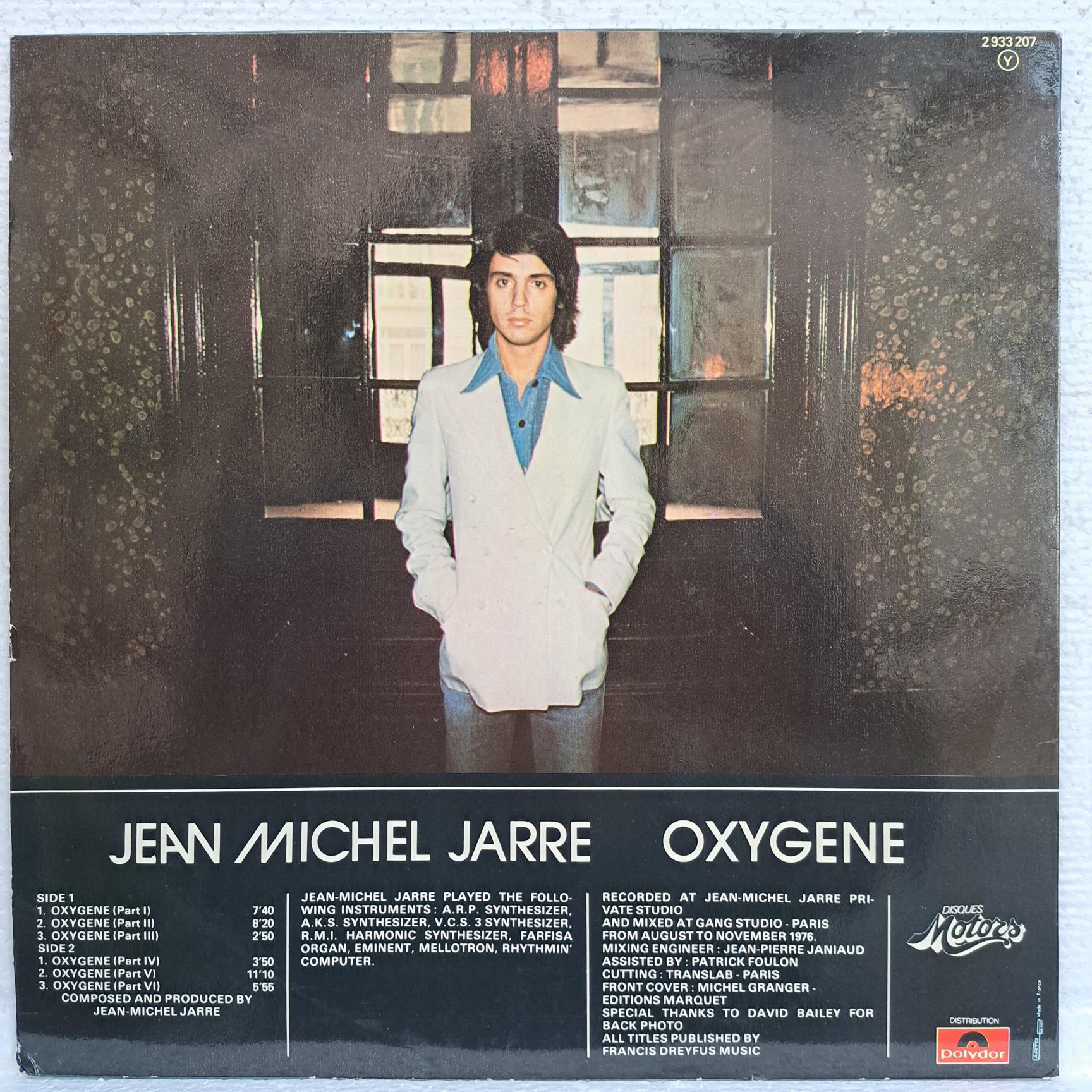 Jean Michel Jarre – Oxygene Disc VINIL LP VG+ - imagine 2
