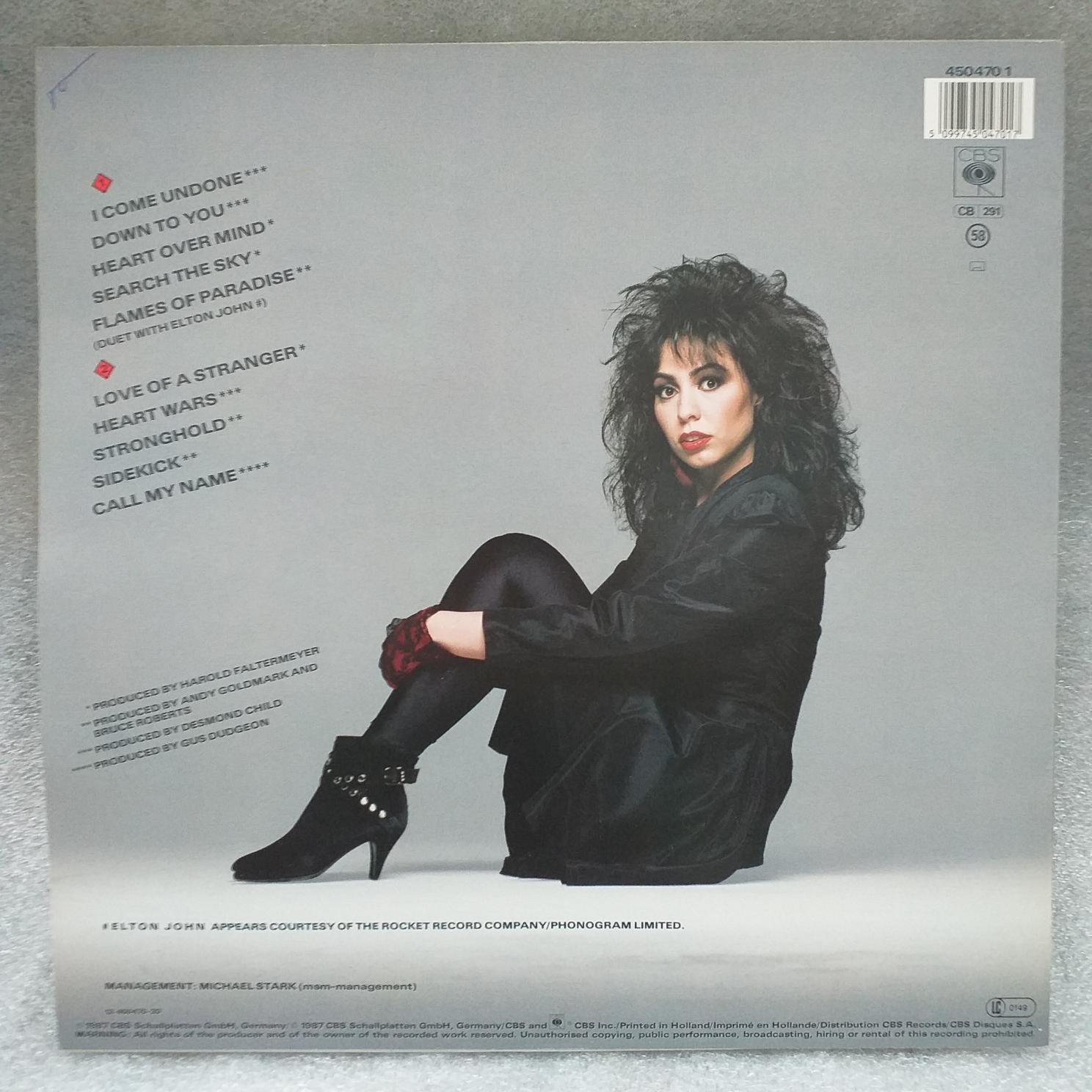 Jennifer Rush – Heart Over Mind .Disc VINIL LP VG+ POSTER TURNEU - imagine 3