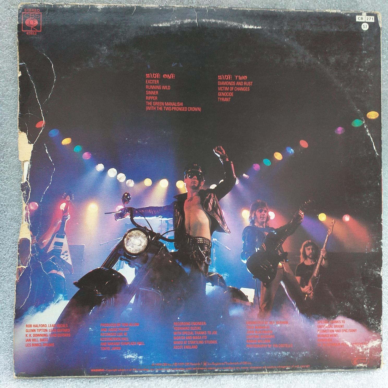 Judas Priest – Unleashed In The East (Live In Japan) Disc VINIL LP VG - imagine 2