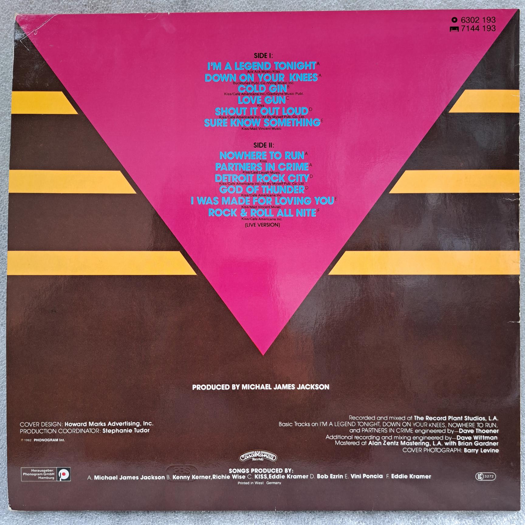 Kiss – Killers .Disc VINIL LP VG+ - imagine 2
