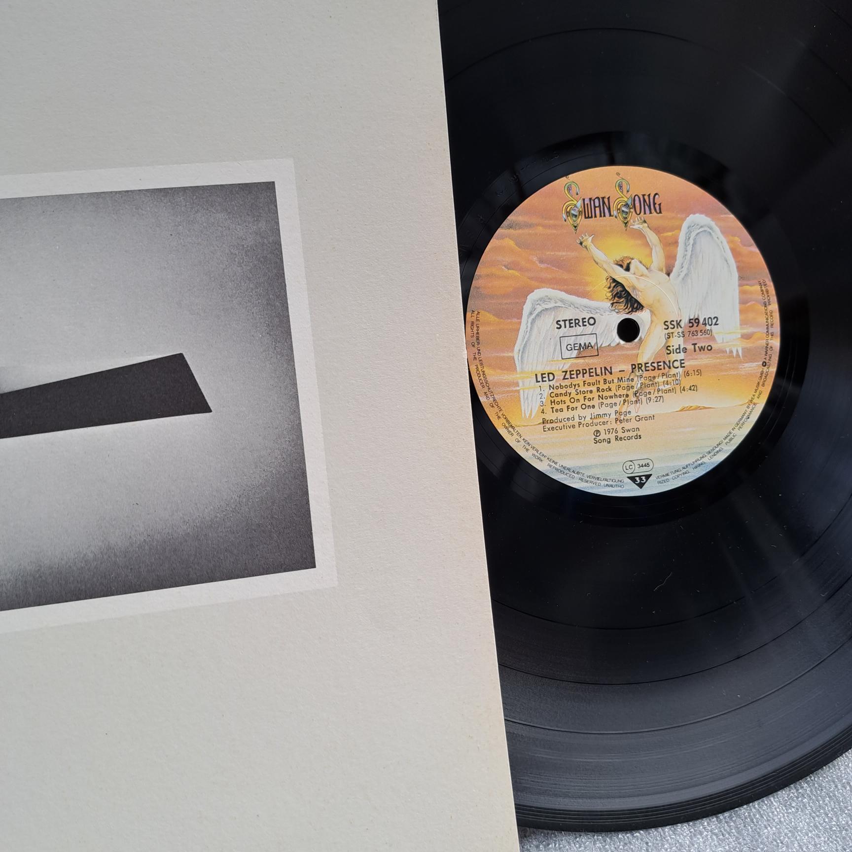 Led Zeppelin – Presence .Disc VINIL VG VG+ - imagine 4