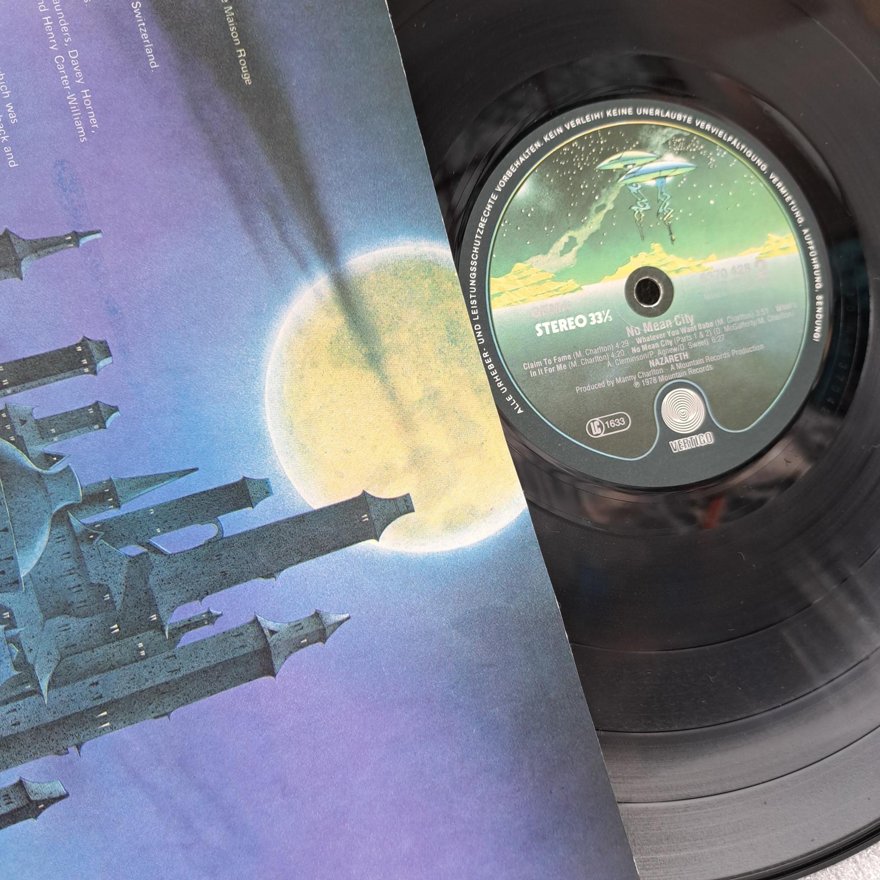 Nazareth – No Mean City .Disc VINIL LP VG+ - imagine 3