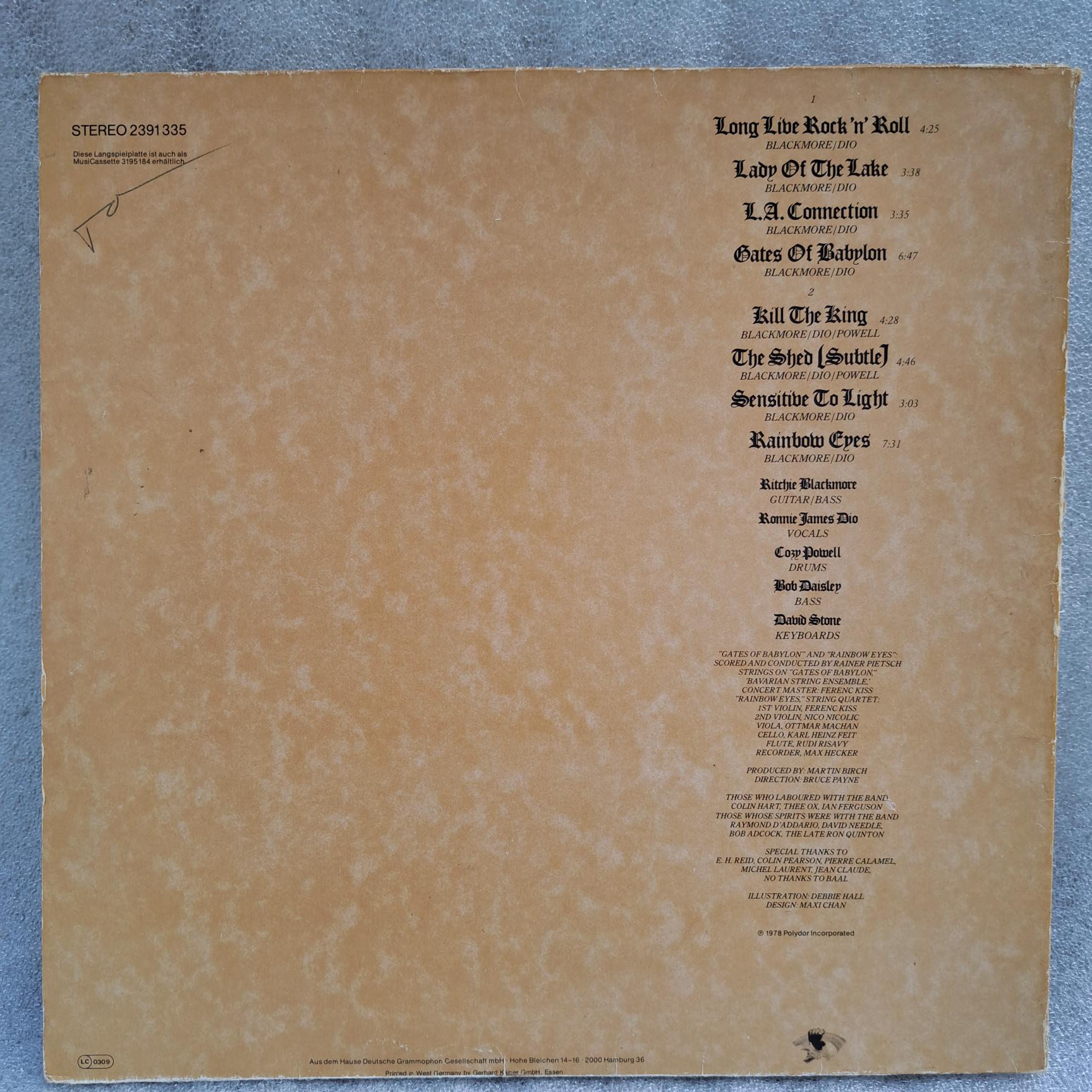 Rainbow – Rising .Disc VINIL VG VG+ gresit poza - titlu diferit - imagine 2