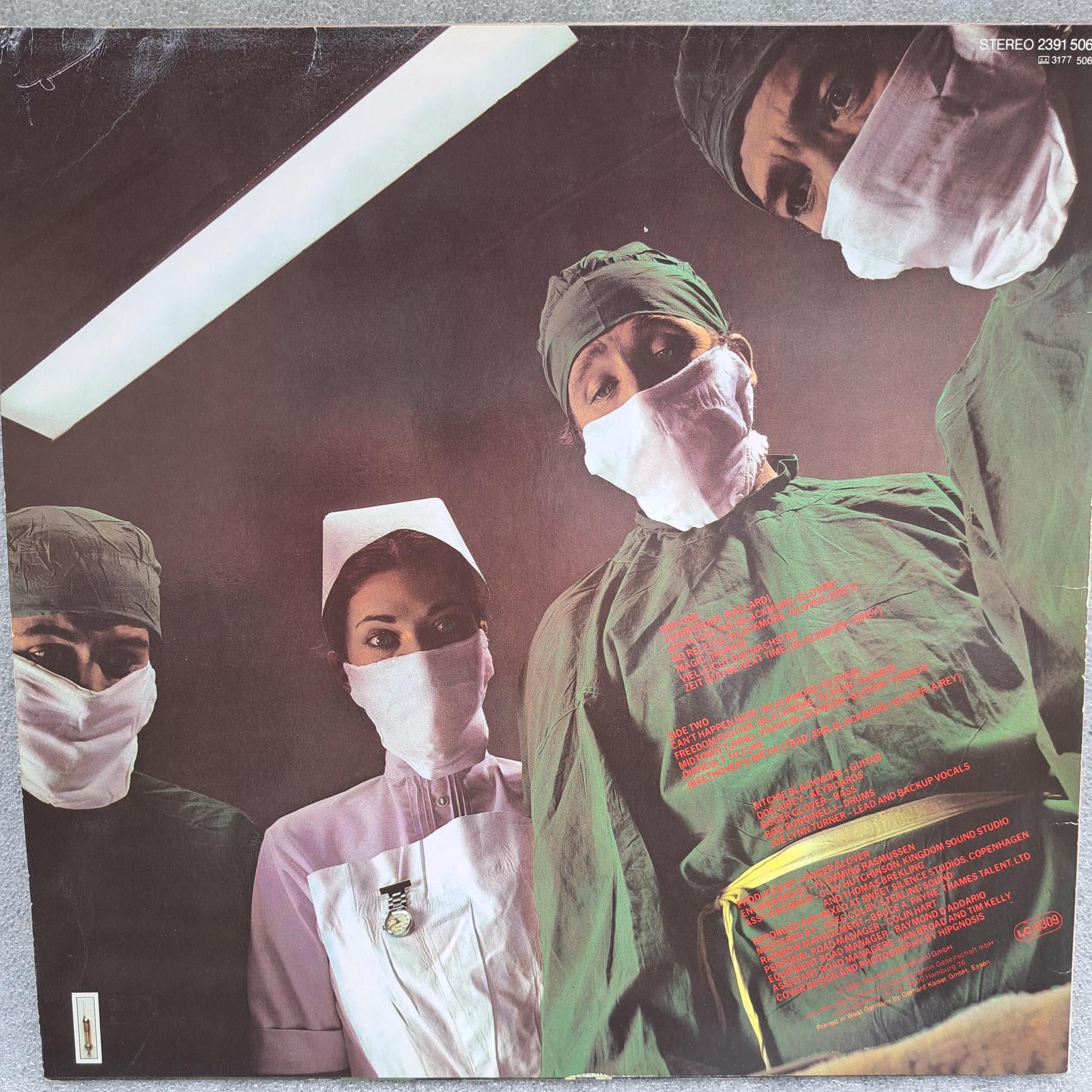 Rainbow – Difficult To Cure .Disc VINIL LP VG+ - imagine 2