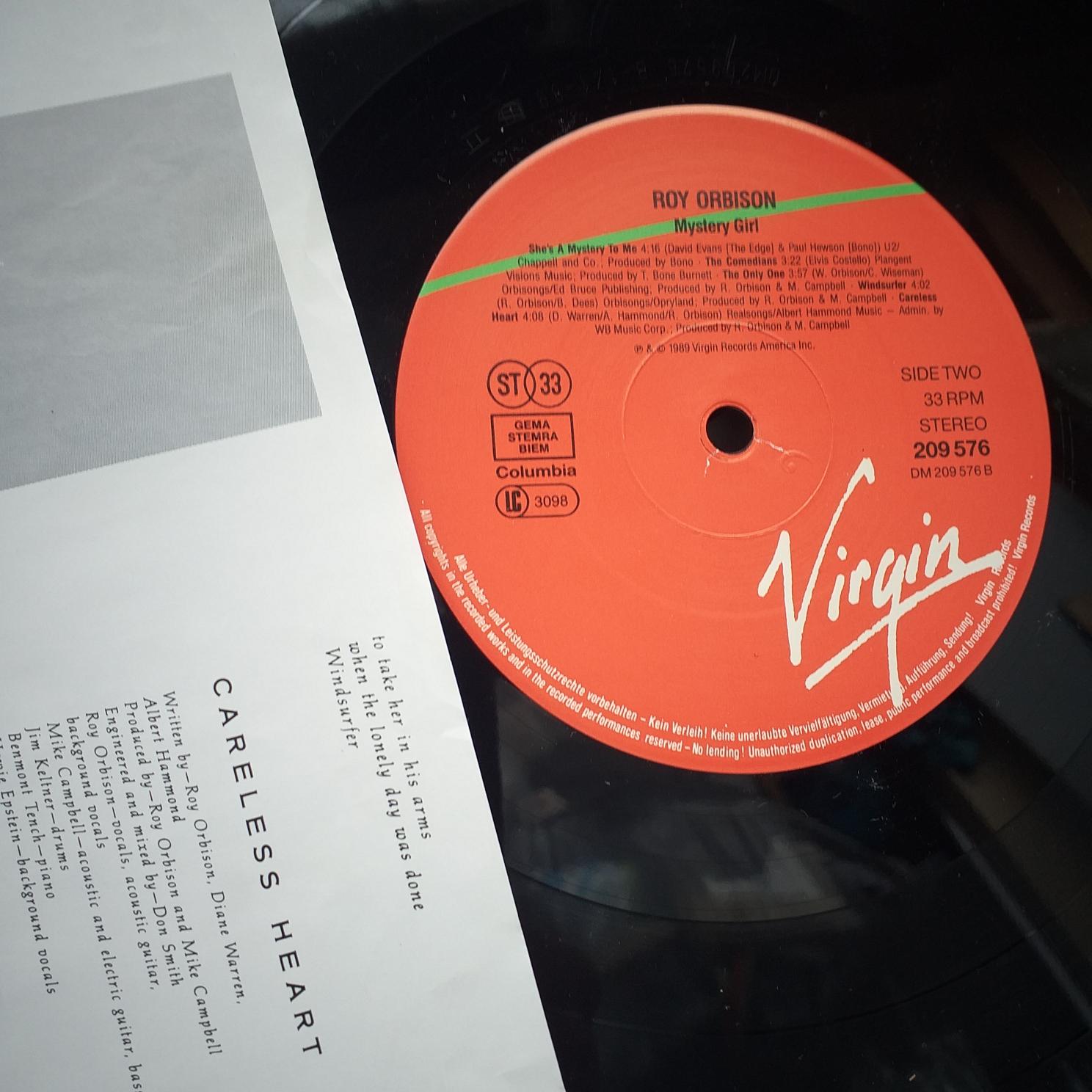 Roy Orbison – Mystery Girl Disc VINIL LP VG VG+ - imagine 3