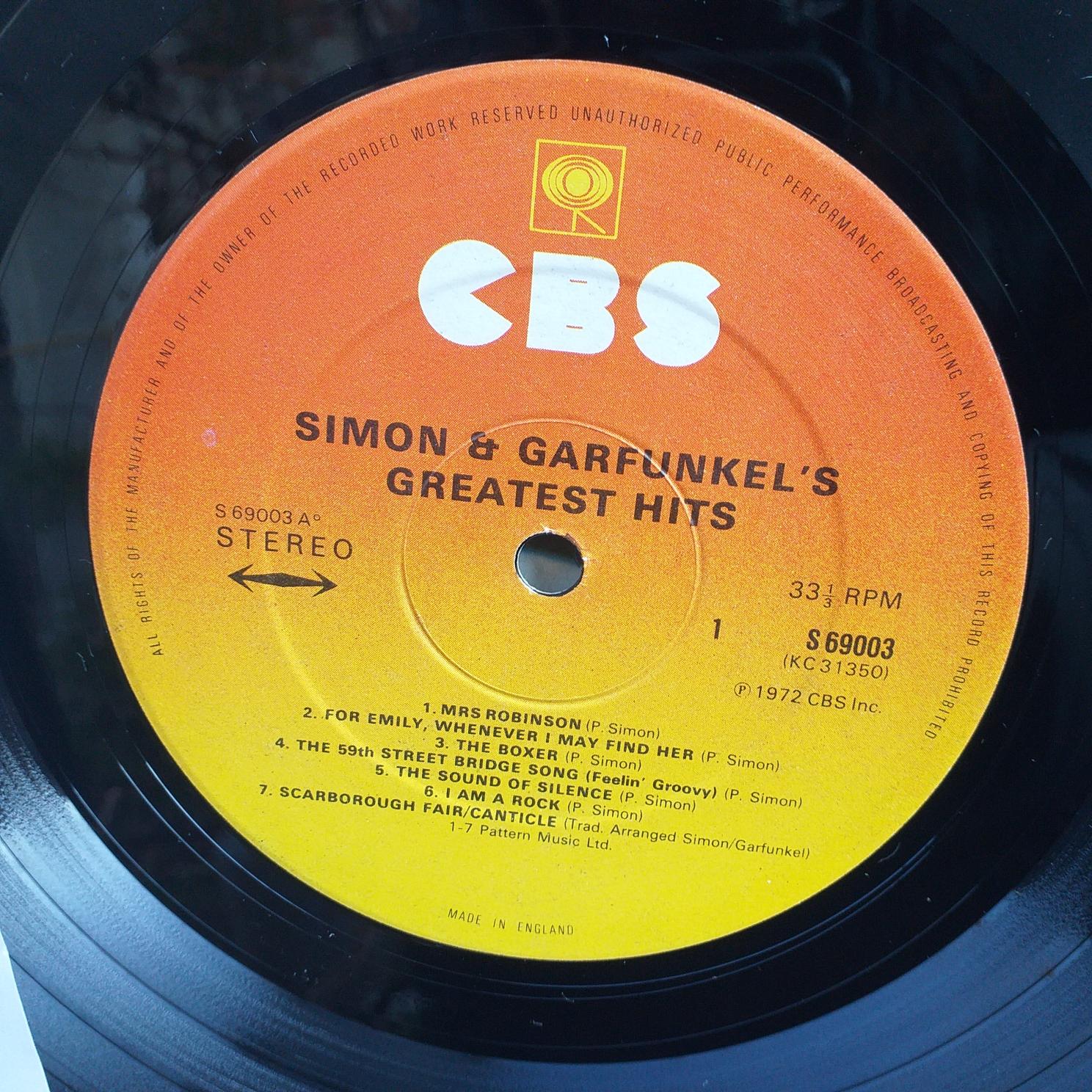 Simon & Garfunkel – Simon And Garfunkel’s Greatest Hits Disc VINIL LP VG VG- (R) - imagine 3