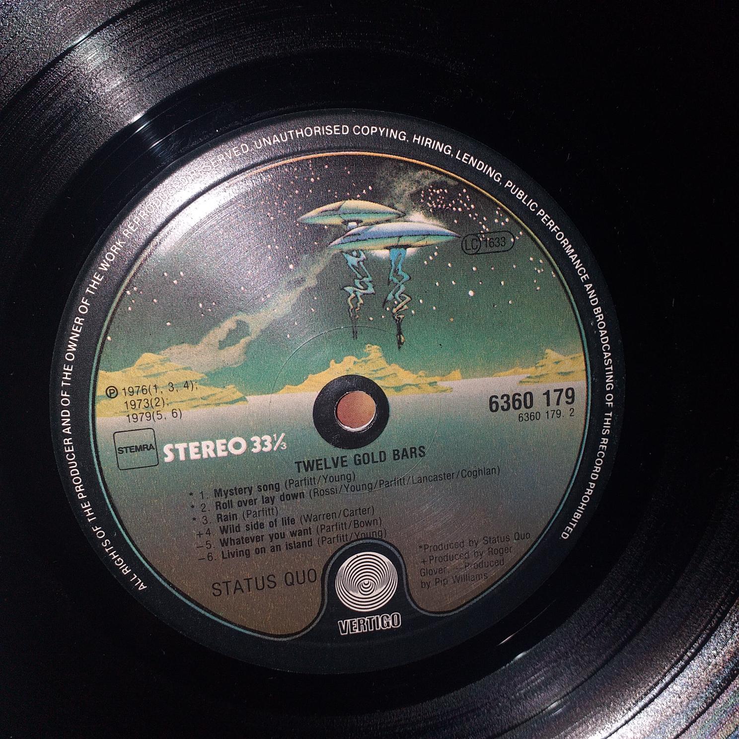 Status Quo – 12 Gold Bars Disc VINIL LP VG+ - imagine 3