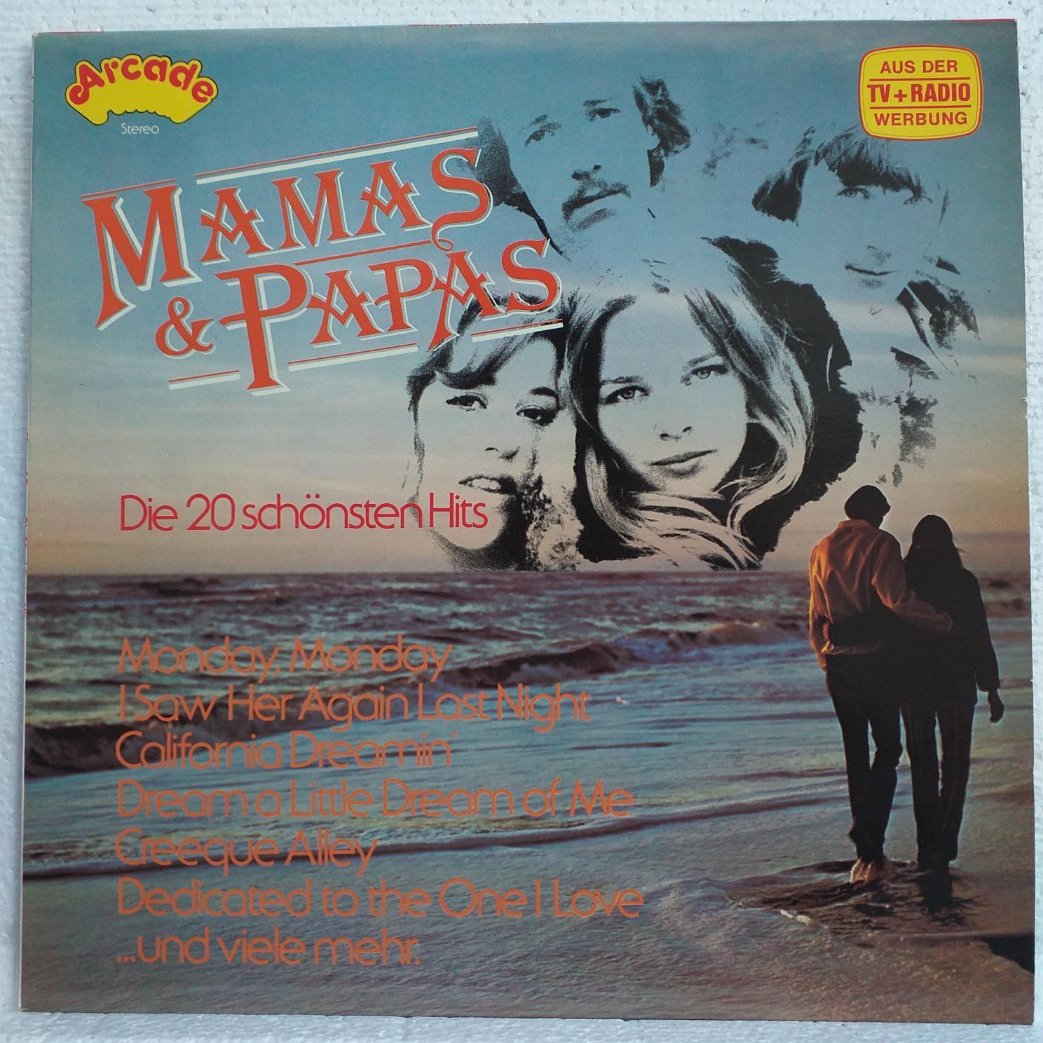 The Mamas & The Papas 20 HITS Disc VINIL LP VG