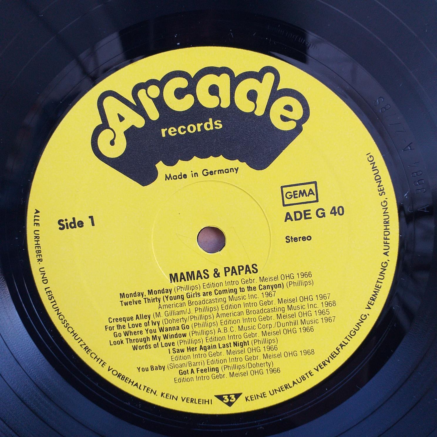 The Mamas & The Papas 20 HITS Disc VINIL LP VG - imagine 3